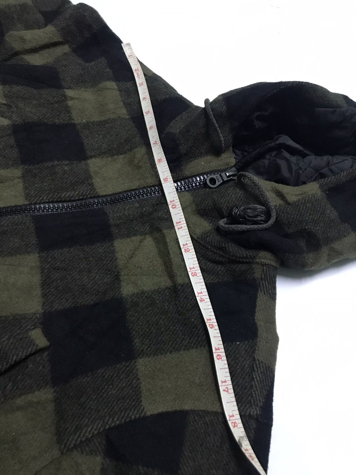Japanese Brand go west half zipper wool jacket hooded Size US M / EU 48-50 / 2 - 9 Thumbnail