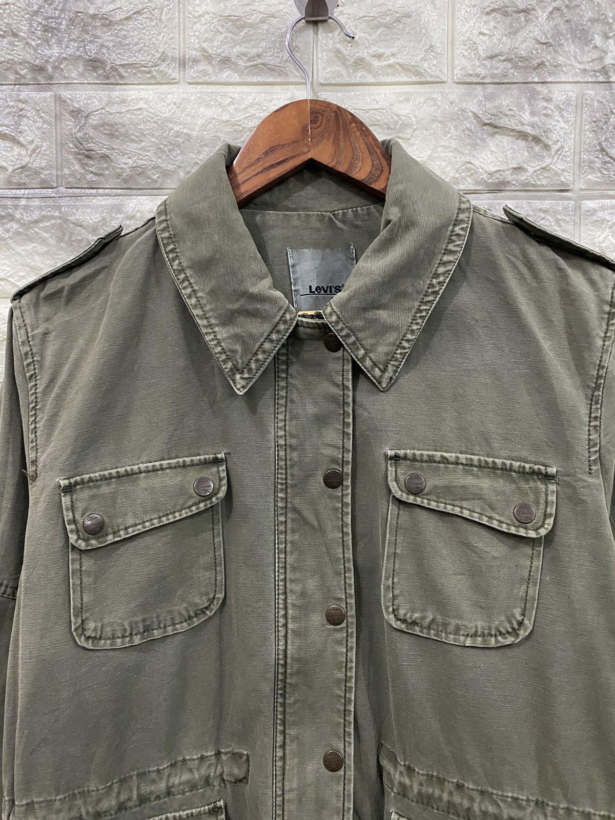 Levi's Vintage Levis Field Jacket Size US XL / EU 56 / 4 - 4 Thumbnail