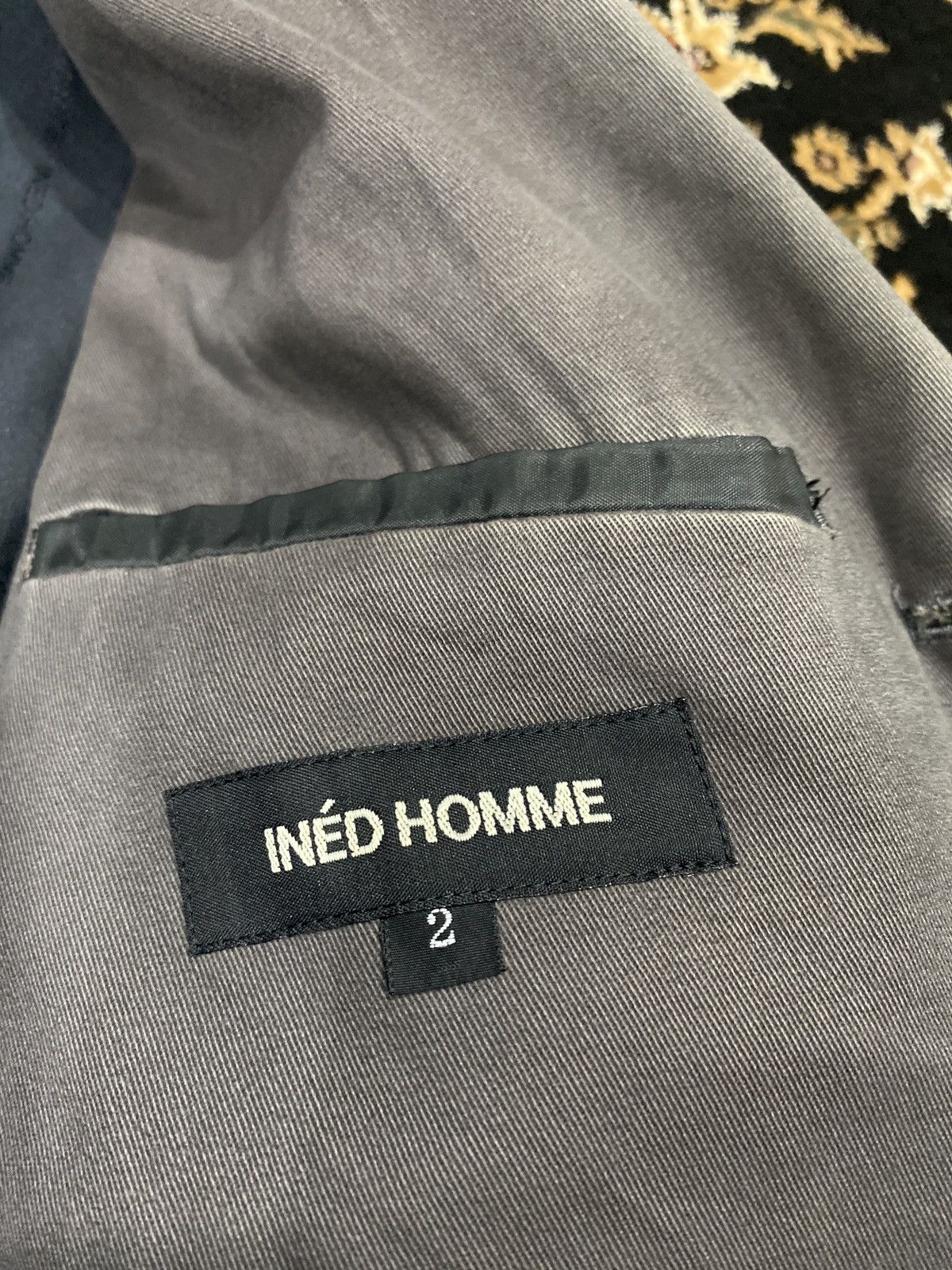 Designer × Japanese Brand × Yohji Yamamoto Ined Homme Cotton Jacket Size US M / EU 48-50 / 2 - 11 Thumbnail