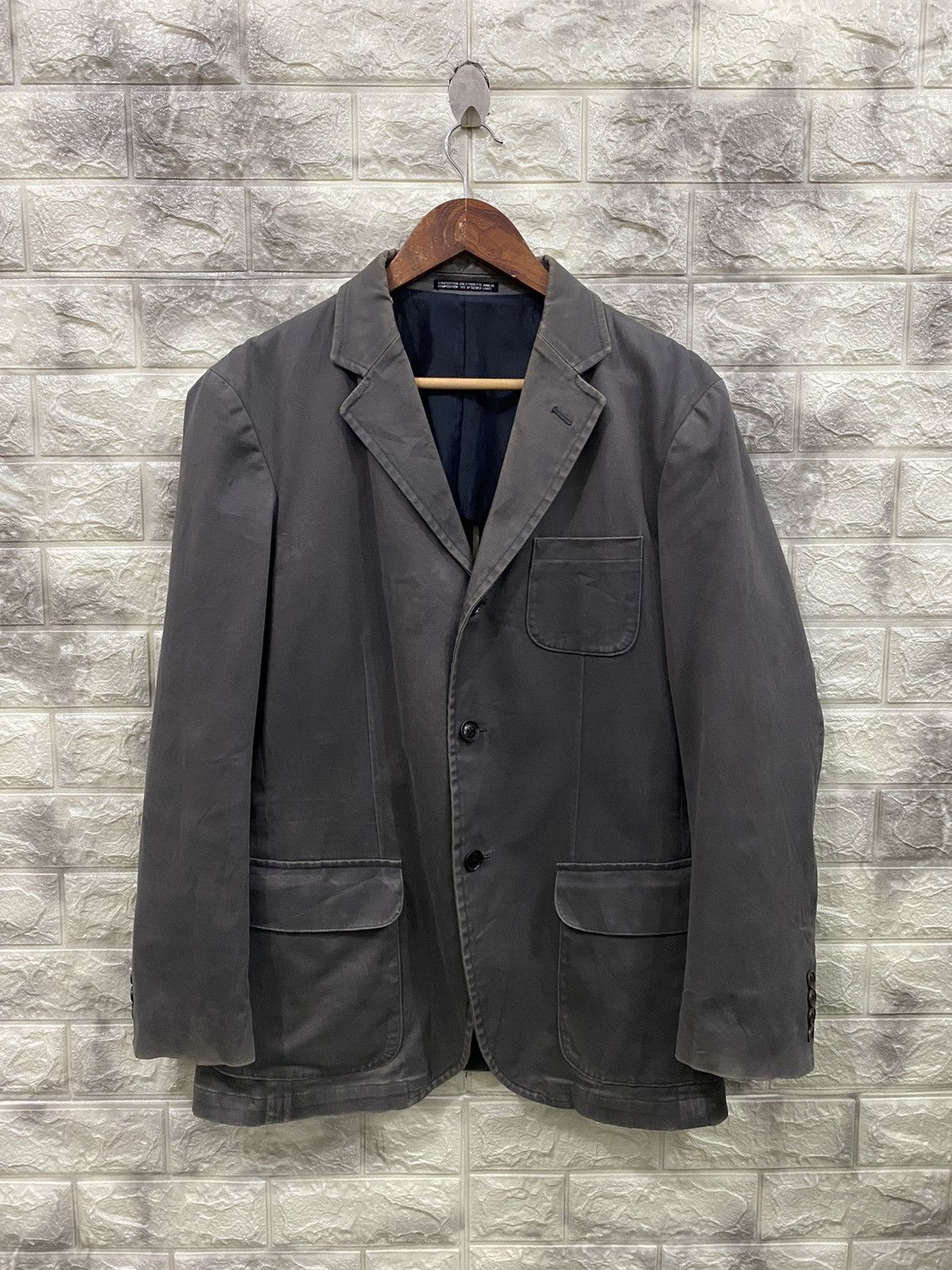 Designer × Japanese Brand × Yohji Yamamoto Ined Homme Cotton Jacket Size US M / EU 48-50 / 2 - 1 Thumbnail