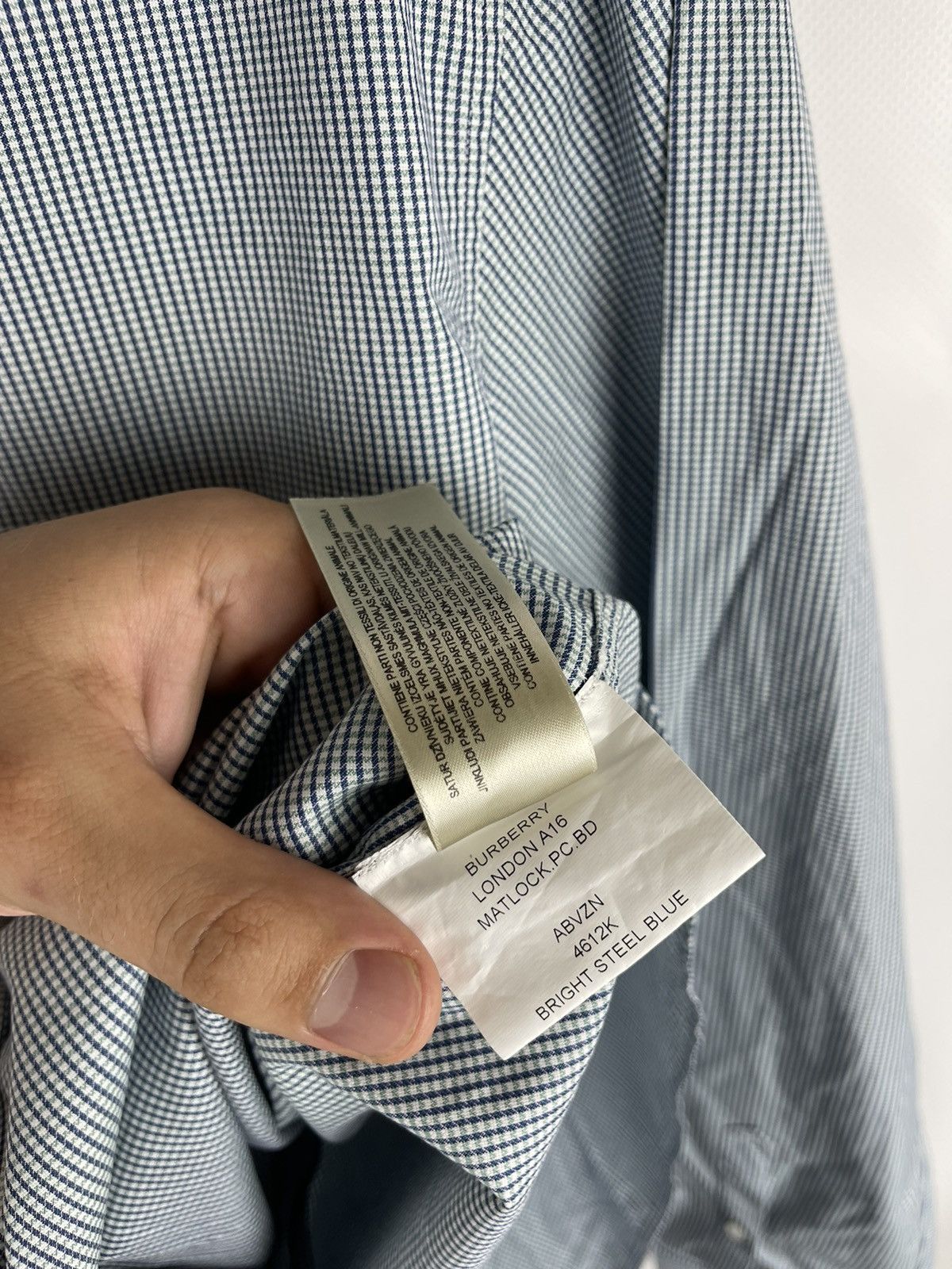 Burberry Burberry London England new collection check plaid shirt Size US M / EU 48-50 / 2 - 11 Thumbnail