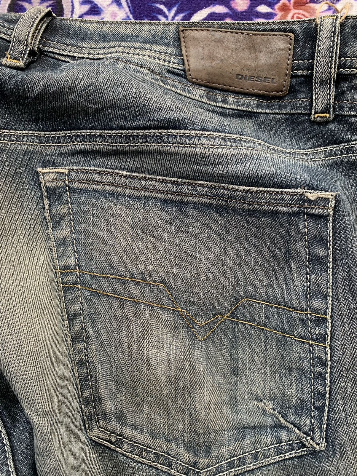 Diesel Vintage Diesel Industry Faded Wash Denim Size US 38 / EU 54 - 9 Thumbnail