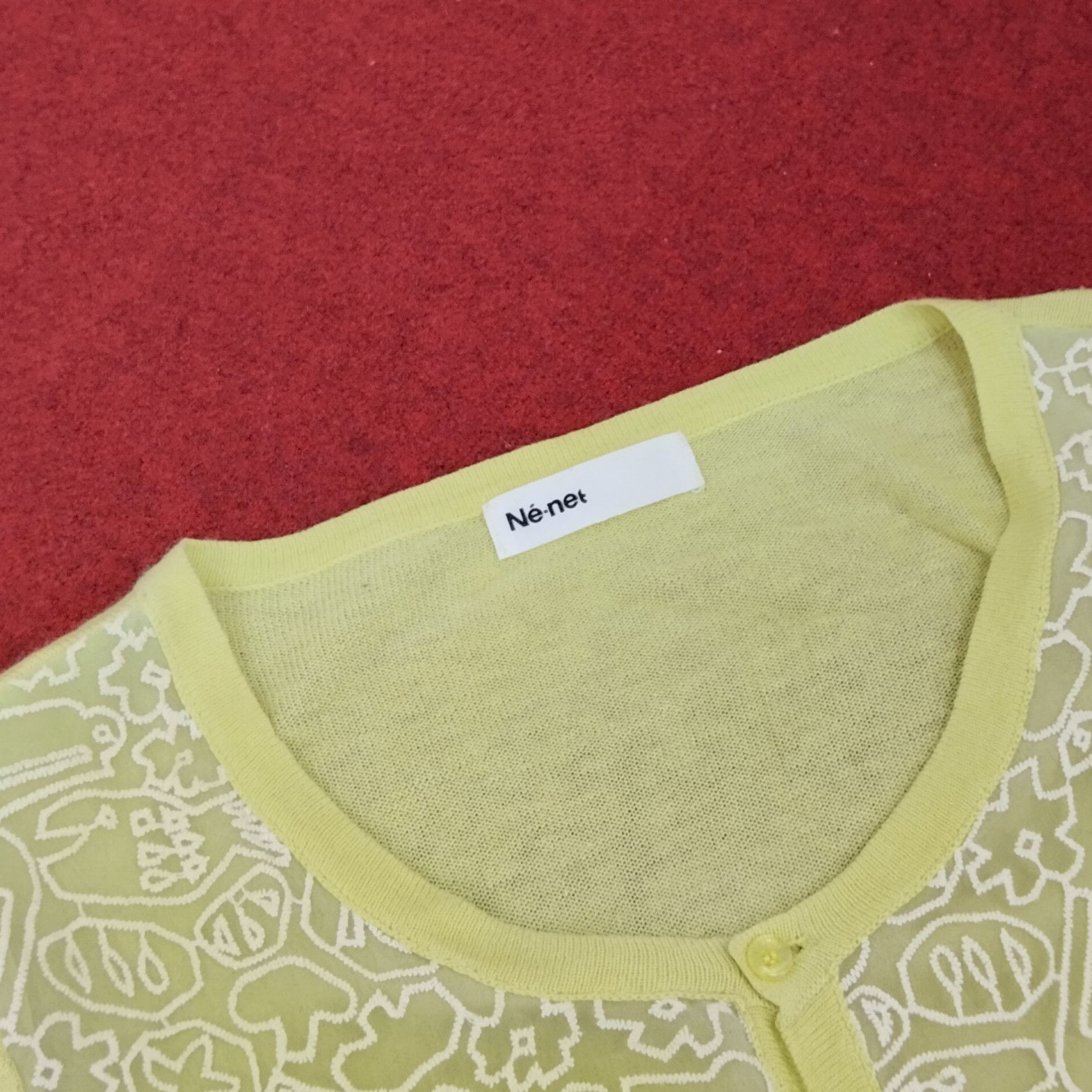 Issey Miyake × Ne-Net × Vintage Ne-Net By Issey Miyake Japanese Brand Cardigan Shirt Size S / US 4 / IT 40 - 3 Thumbnail