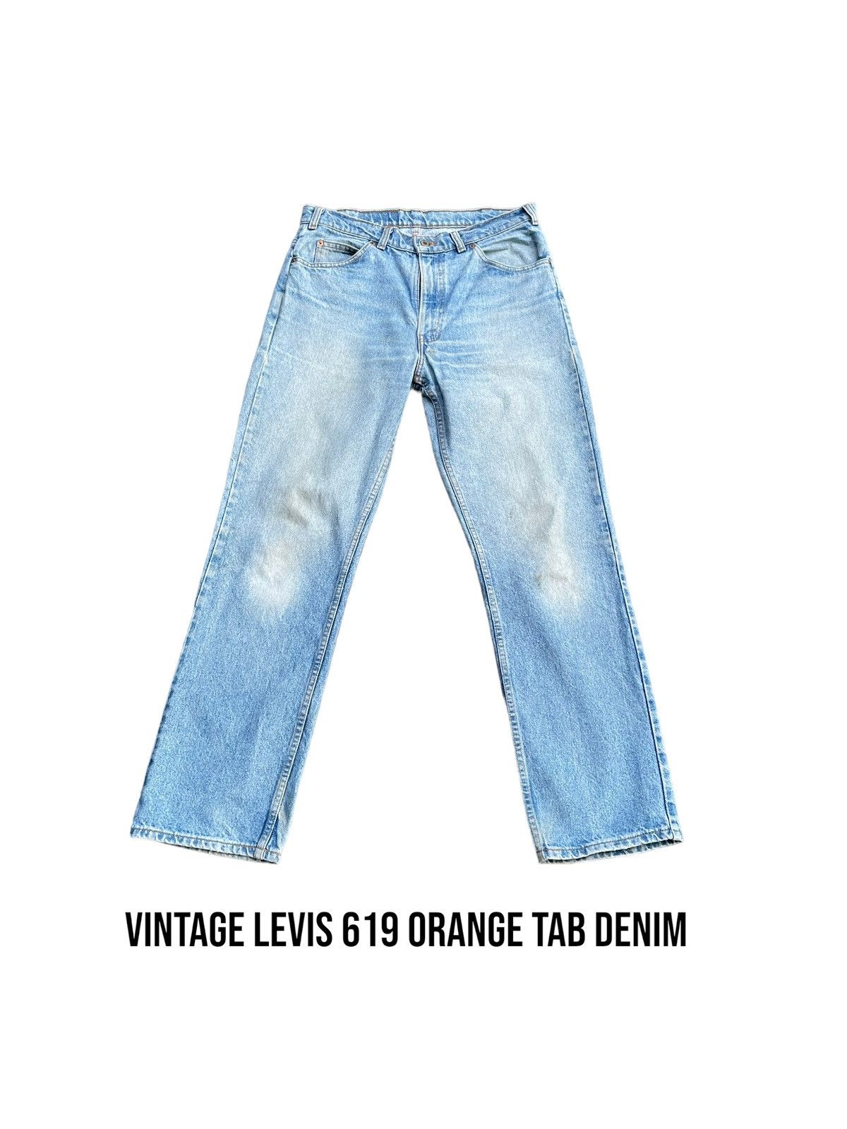 Vintage Levis 619 e Orange Tab Denim