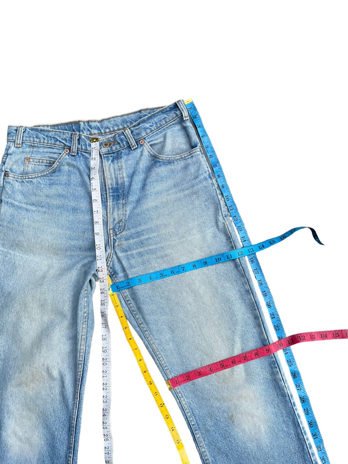 Levi's × Vintage Vintage Levis 619 e Orange Tab Denim Size US 35 - 24 Thumbnail