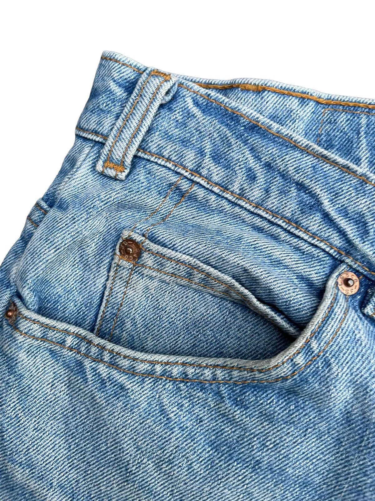 Levi's × Vintage Vintage Levis 619 e Orange Tab Denim Size US 35 - 7 Thumbnail