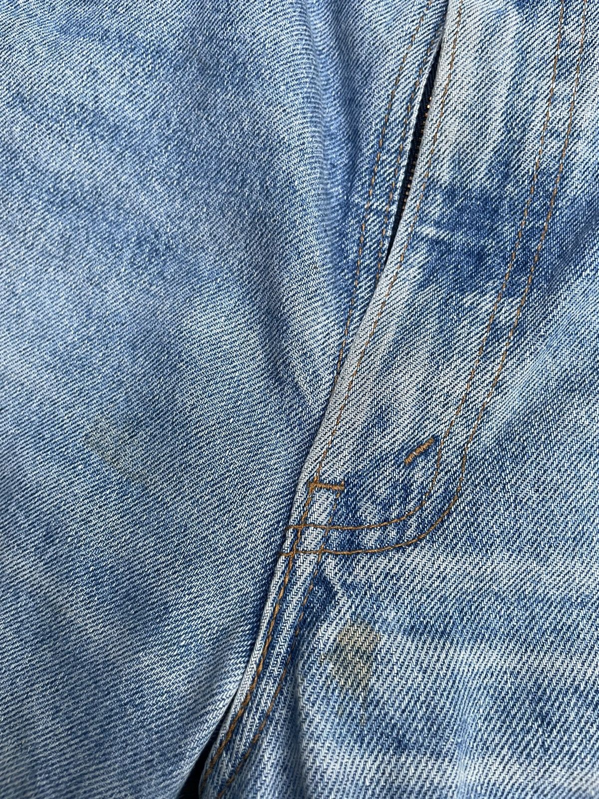 Levi's × Vintage Vintage Levis 619 e Orange Tab Denim Size US 35 - 20 Thumbnail