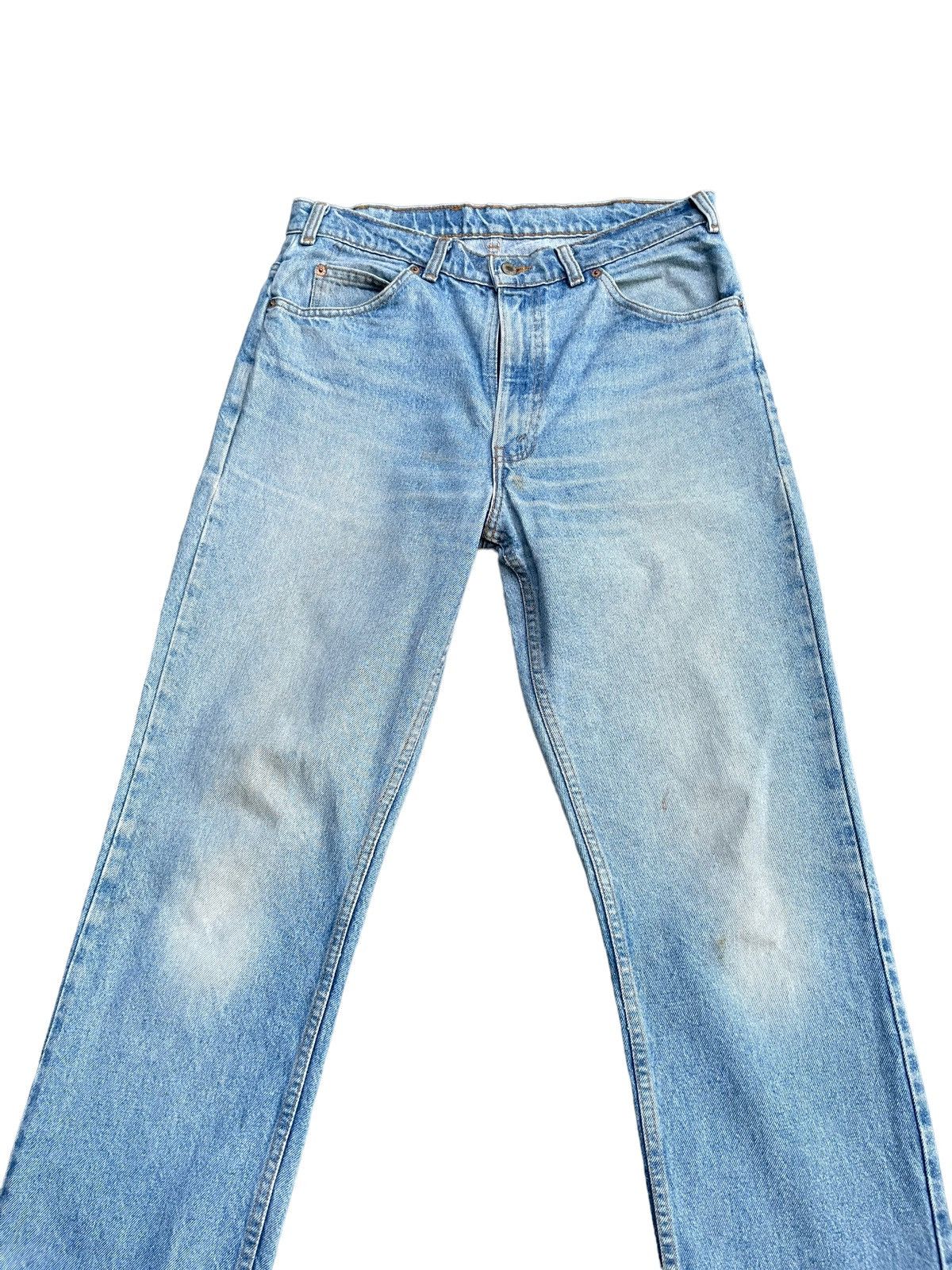Levi's × Vintage Vintage Levis 619 e Orange Tab Denim Size US 35 - 3 Thumbnail