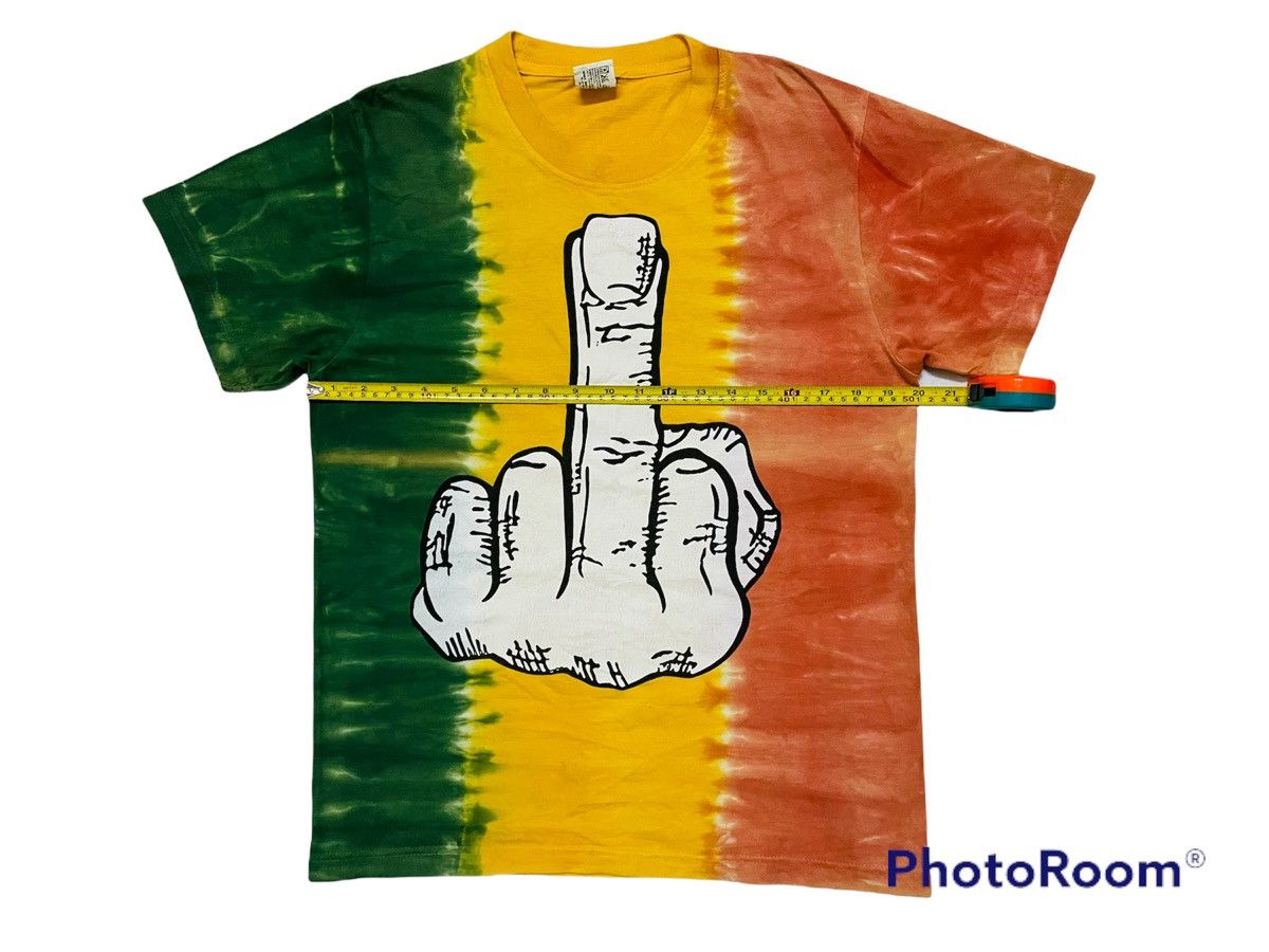 Vintage 🔥BEST OFFER🔥Vintage Hand Fuck Rasta T Shirt Size US M / EU 48-50 / 2 - 3 Thumbnail