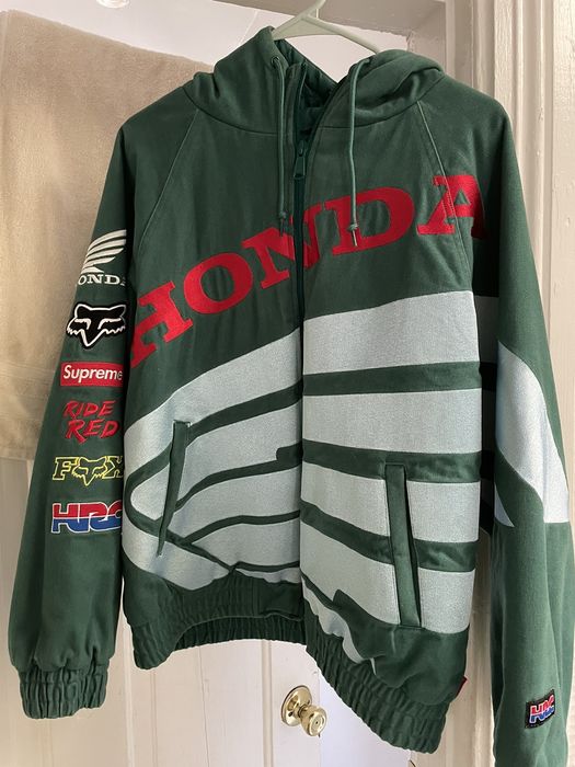 Supreme Supreme x Honda Fox racing Puffy Zip Up Jacket | Grailed