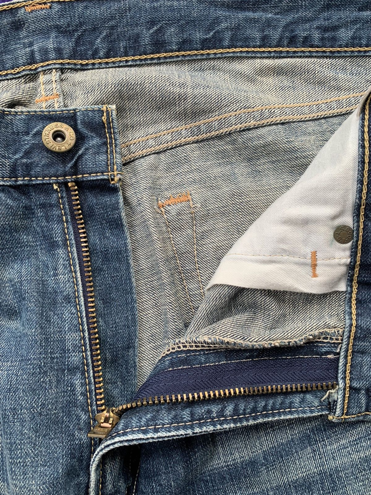 Levi's Vintage Levis 503 Faded Wash Denim Size US 38 / EU 54 - 3 Thumbnail
