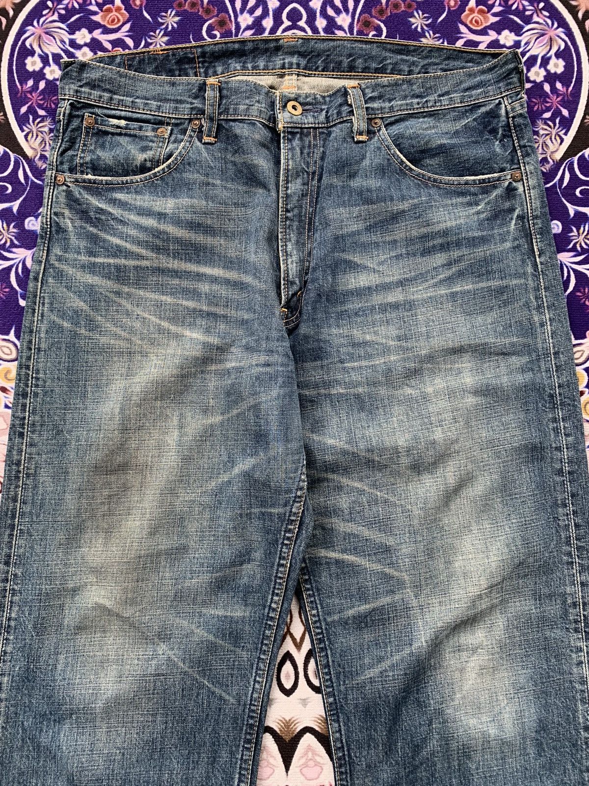Levi's Vintage Levis 503 Faded Wash Denim Size US 38 / EU 54 - 2 Thumbnail