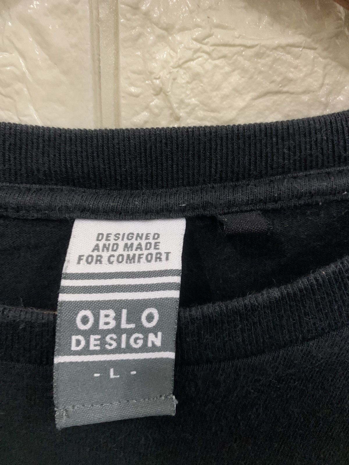 Vintage Oblo Black Tee Size US L / EU 52-54 / 3 - 4 Thumbnail