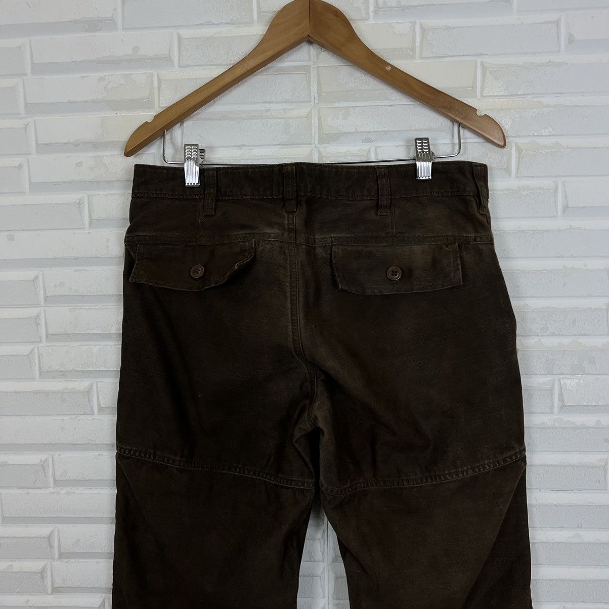 Japanese Brand CARGO PANTS MULTI POCKET SURVIVAL WEAR BEAN SIGNATURE Size US 32 / EU 48 - 7 Thumbnail