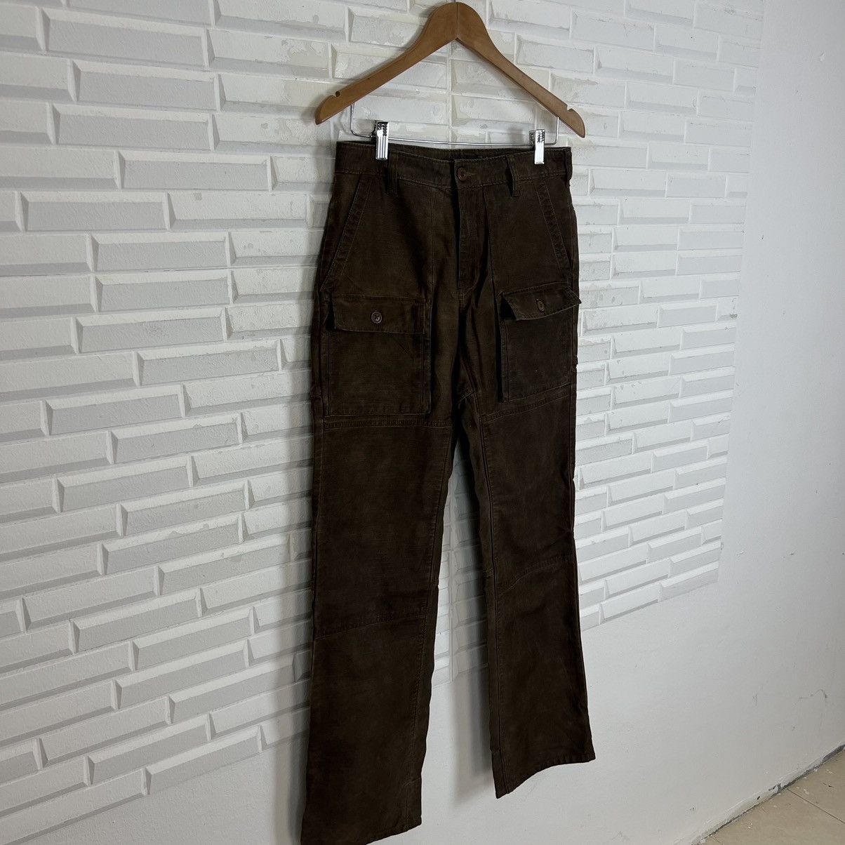Japanese Brand CARGO PANTS MULTI POCKET SURVIVAL WEAR BEAN SIGNATURE Size US 32 / EU 48 - 3 Thumbnail