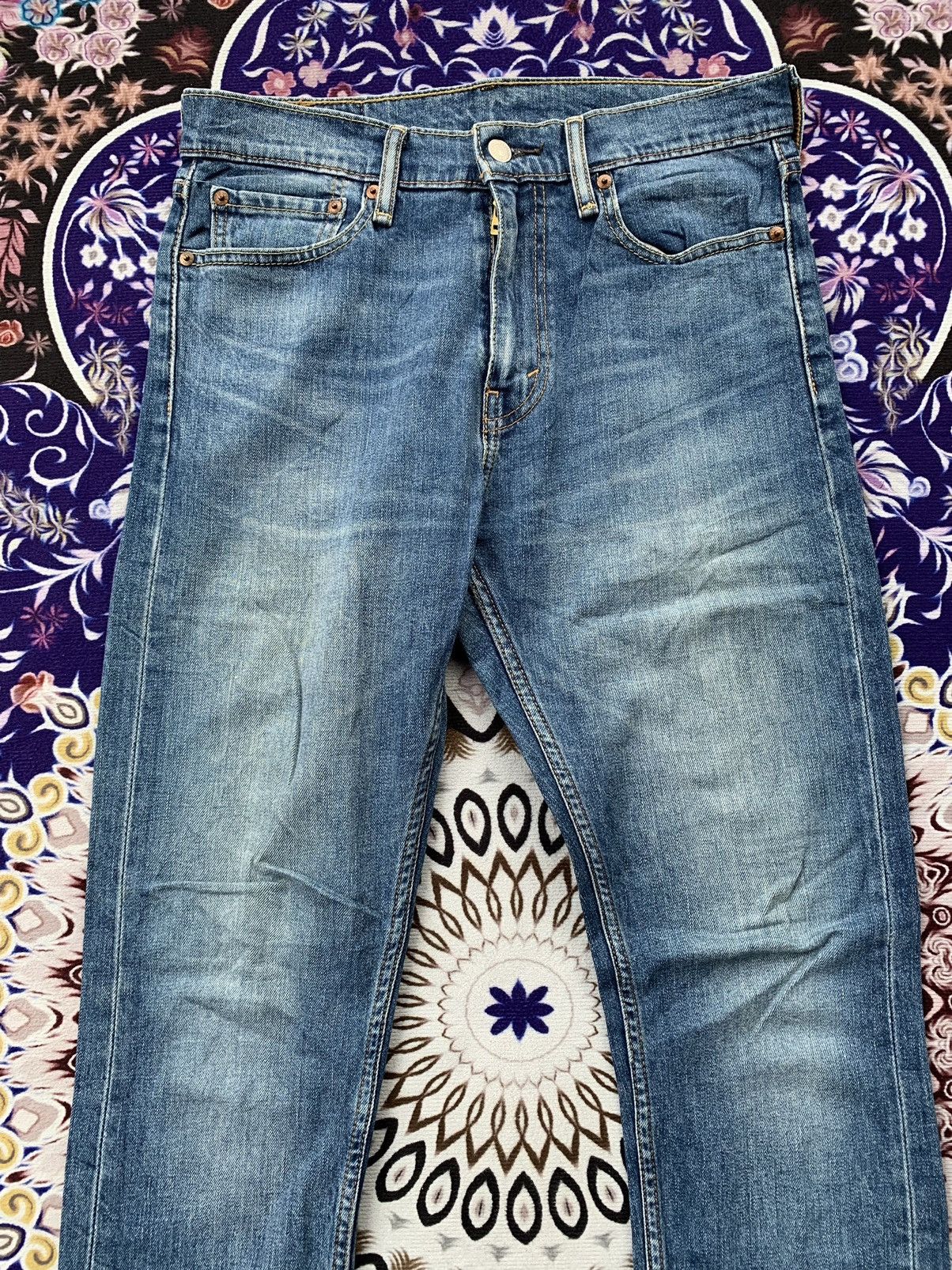 Levi's Levis 510 Faded Wash Denim Size US 33 - 2 Thumbnail