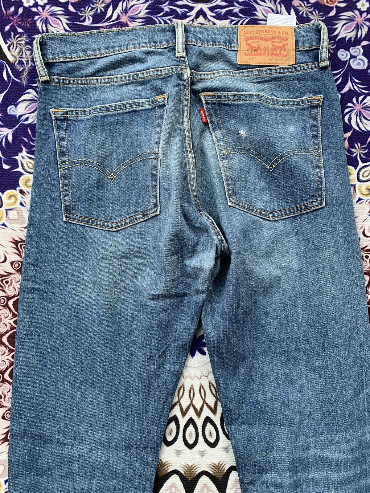 Levi's Levis 510 Faded Wash Denim Size US 33 - 9 Thumbnail