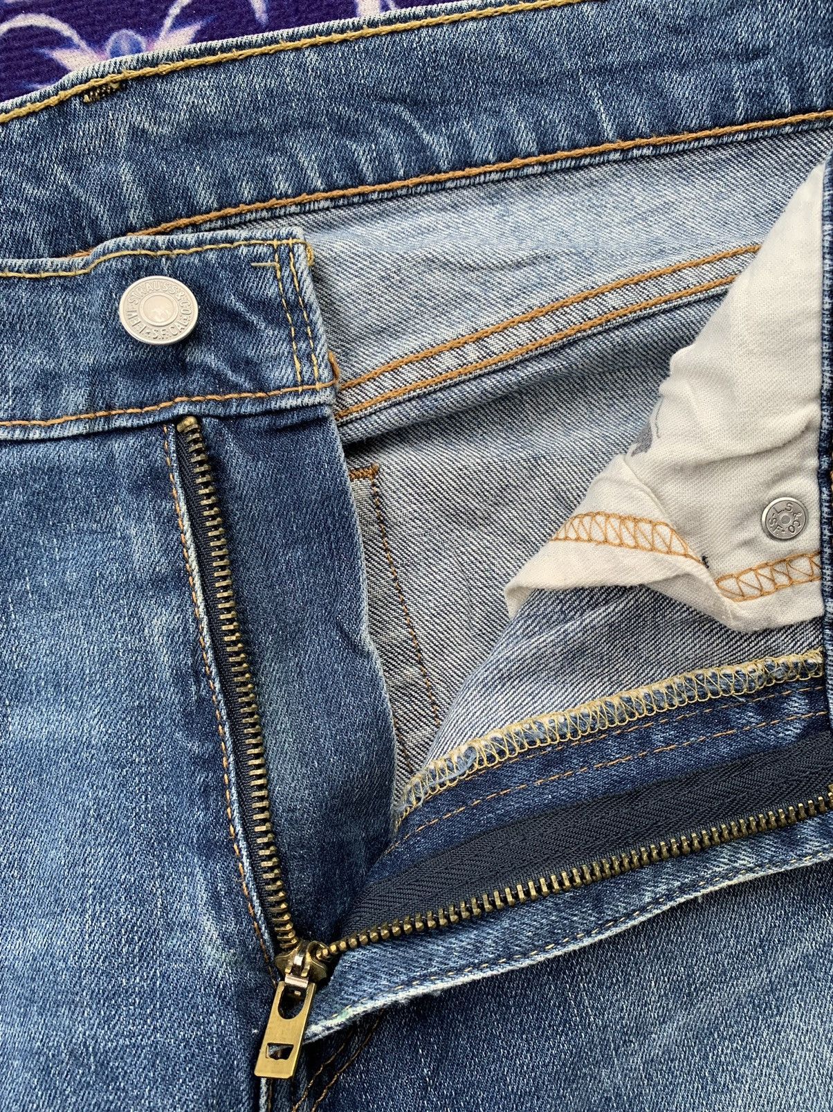 Levi's Levis 510 Faded Wash Denim Size US 33 - 3 Thumbnail
