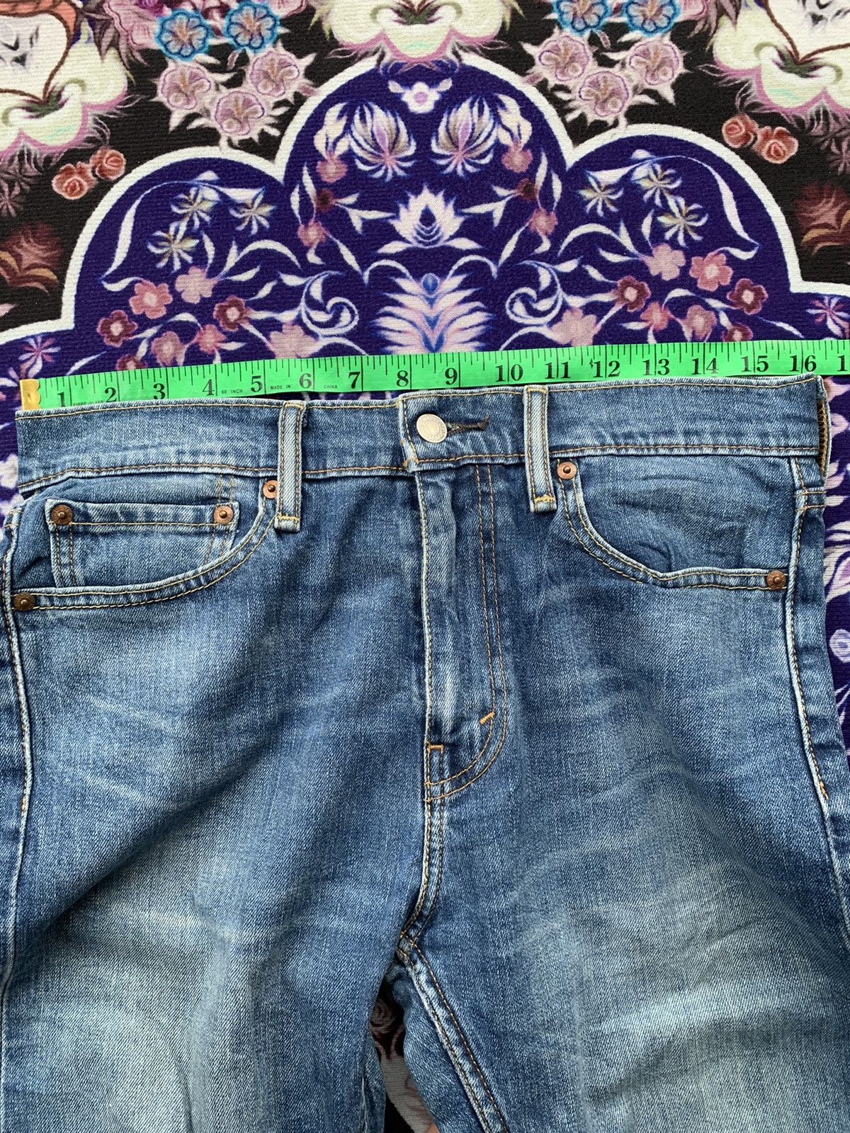 Levi's Levis 510 Faded Wash Denim Size US 33 - 13 Thumbnail