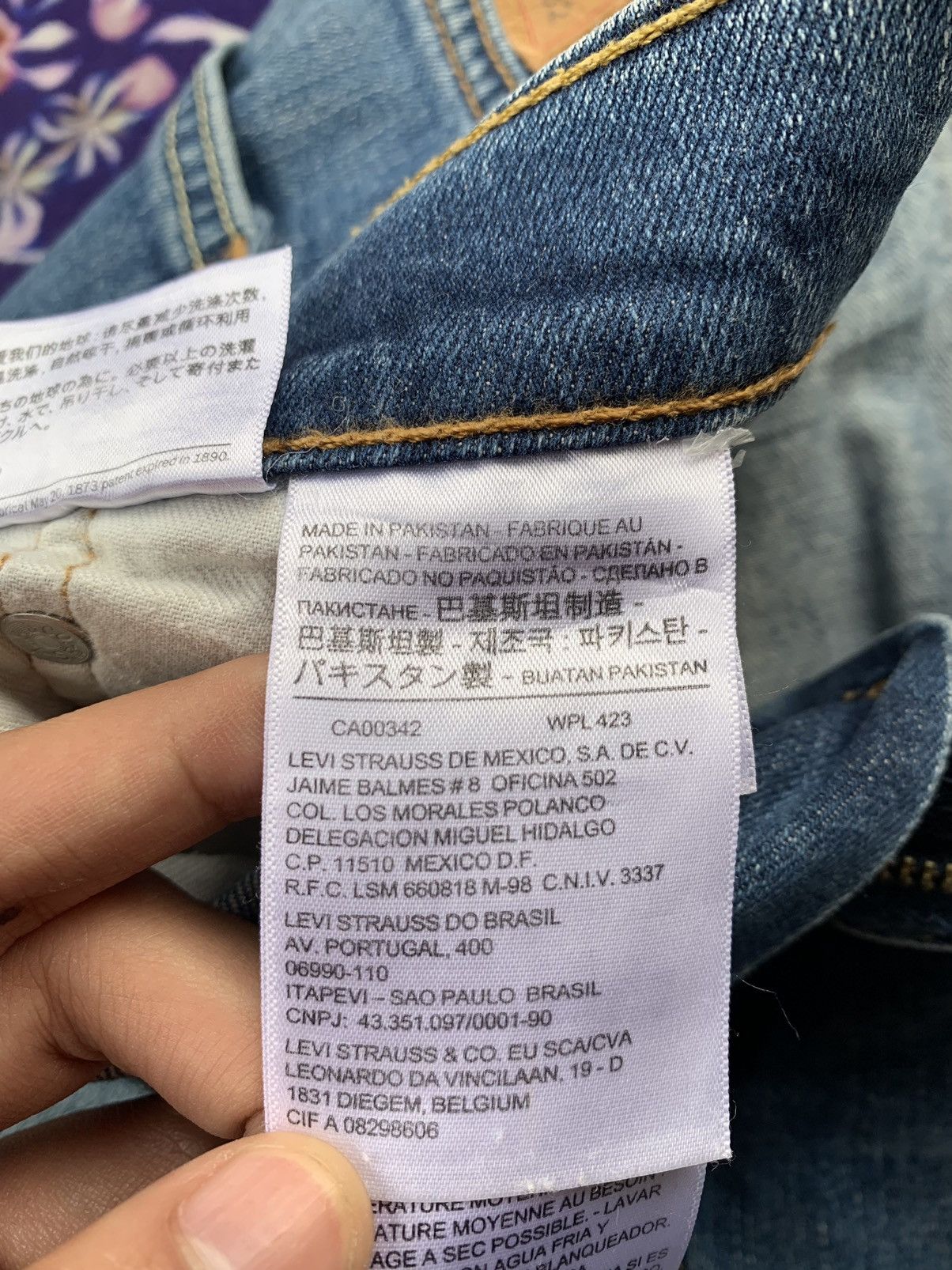 Levi's Levis 510 Faded Wash Denim Size US 33 - 5 Thumbnail