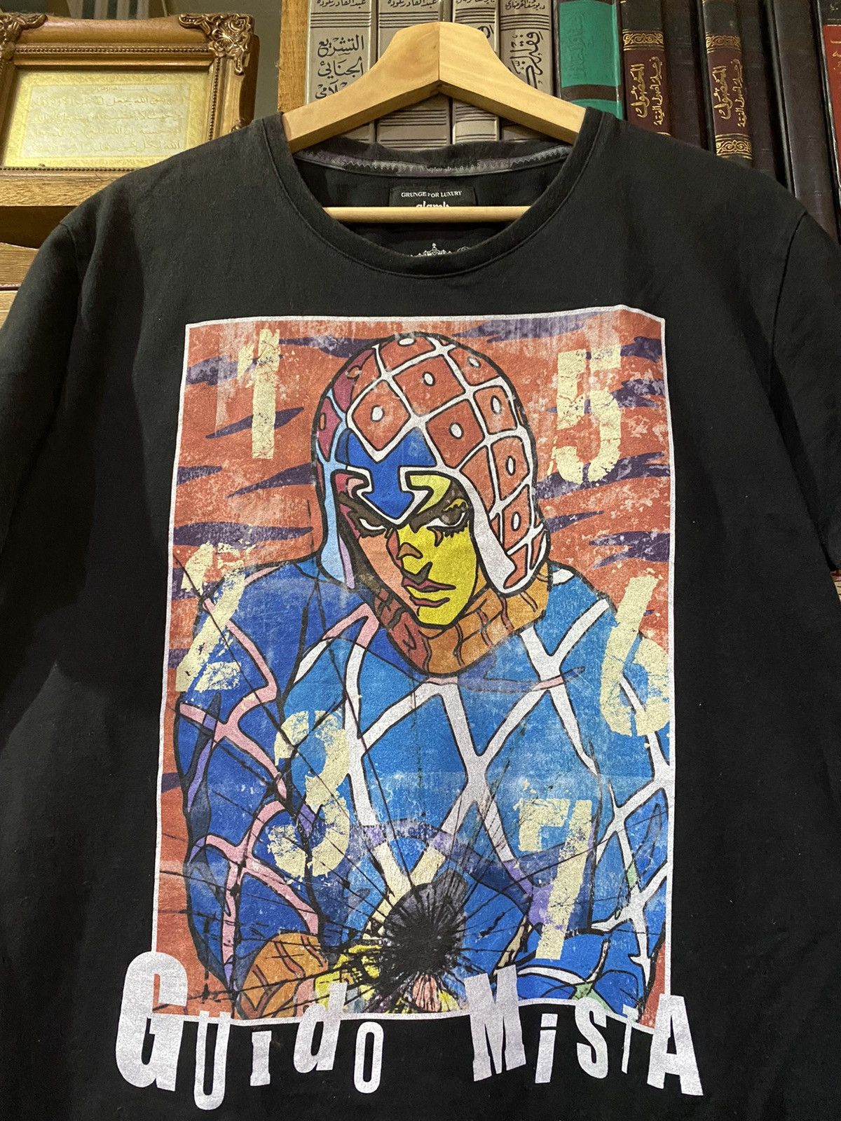 sales shop Rare Glamb x Jojo Bizarre Adventure Mista Anime Manga Shirt |  www.fcbsudan.com