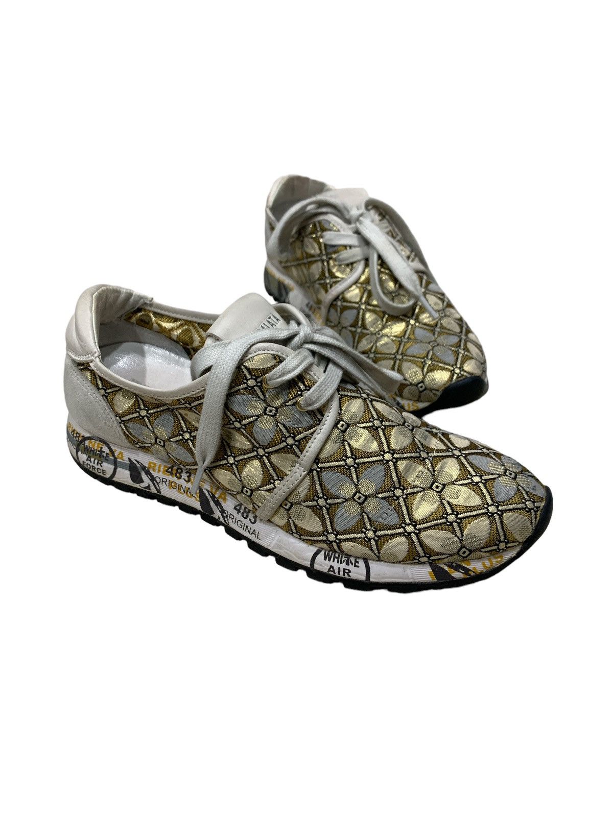 Premiata PREMIATA JACKIE TAPESTRY 2016 LIMITED EDITION SNEAKERS Size US 5 / EU 37 - 3 Thumbnail