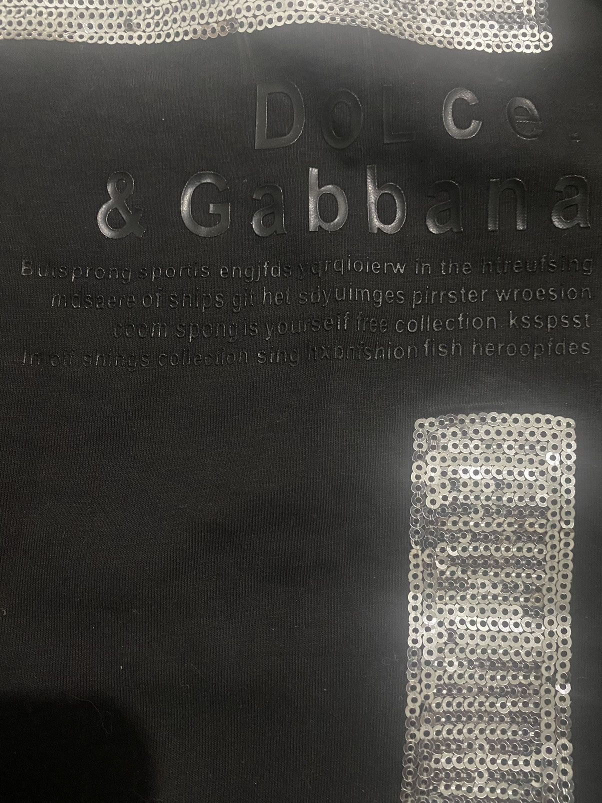 Dolce & Gabbana DOLCE & GABBANA SEQUIN BIG G LOGO LONG SLEEVE Size US M / EU 48-50 / 2 - 9 Thumbnail