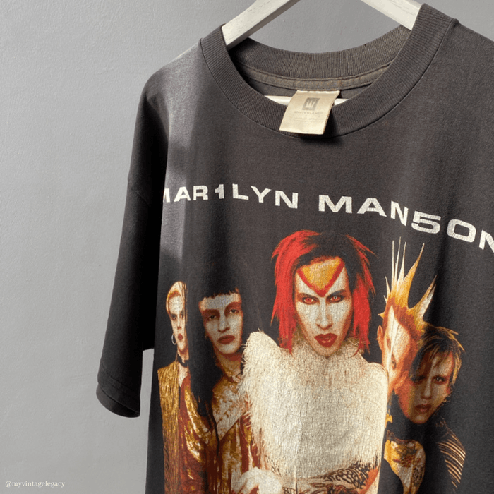 Band Tees Vintage 90s “Marilyn Manson Rock is Dead Tour '99” | Grailed