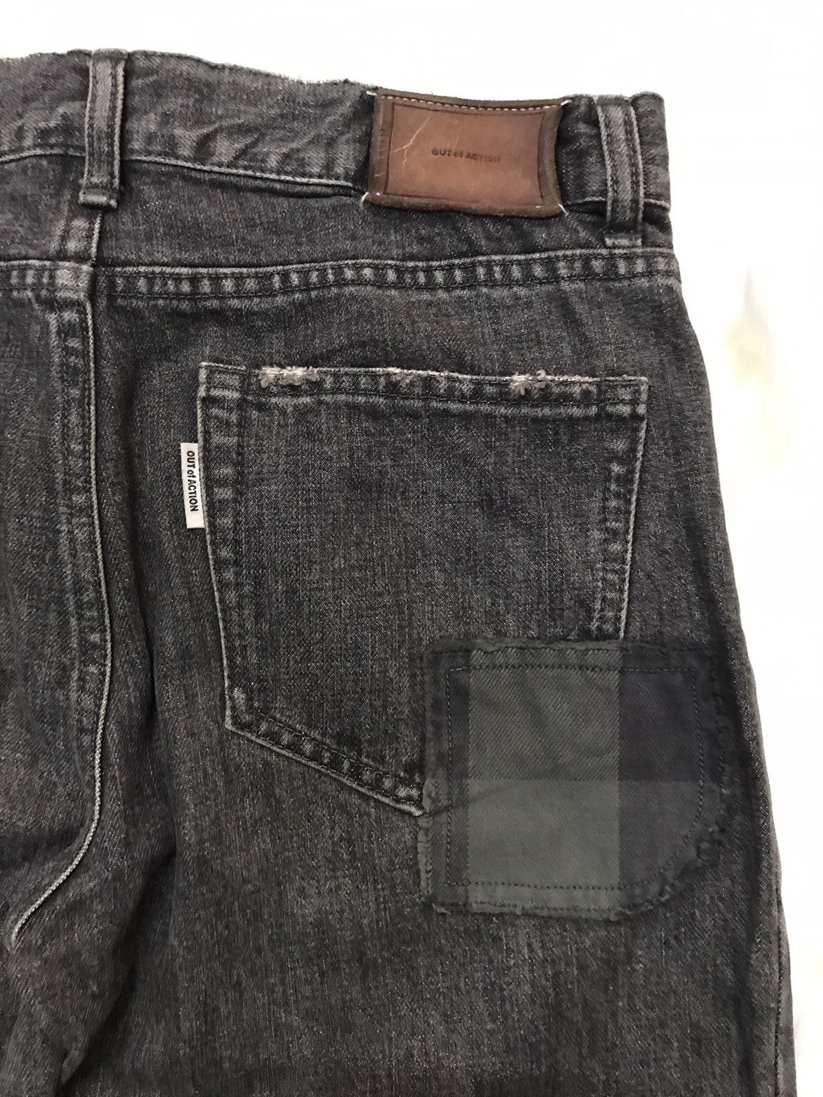 Designer × Japanese Brand Out of Action Japanese Brand Patchwork Denim Nice Design Size US 32 / EU 48 - 5 Thumbnail