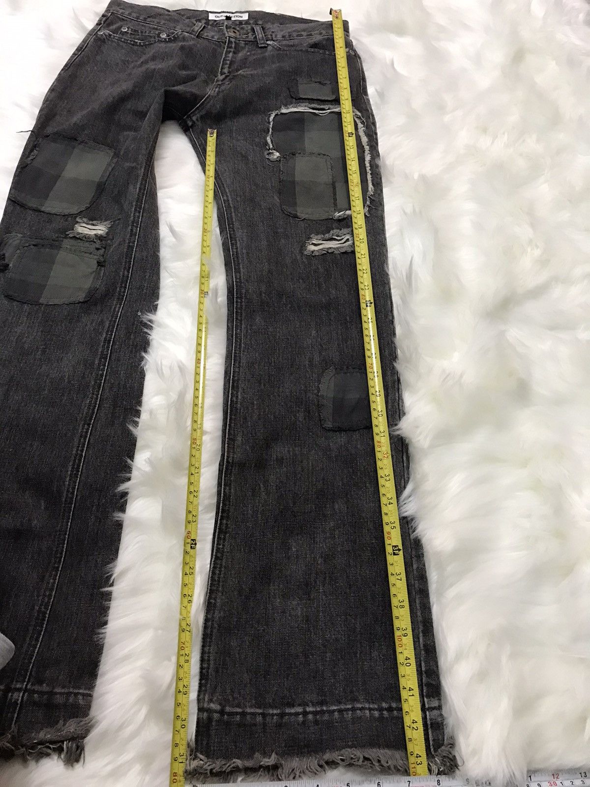 Designer × Japanese Brand Out of Action Japanese Brand Patchwork Denim Nice Design Size US 32 / EU 48 - 14 Thumbnail