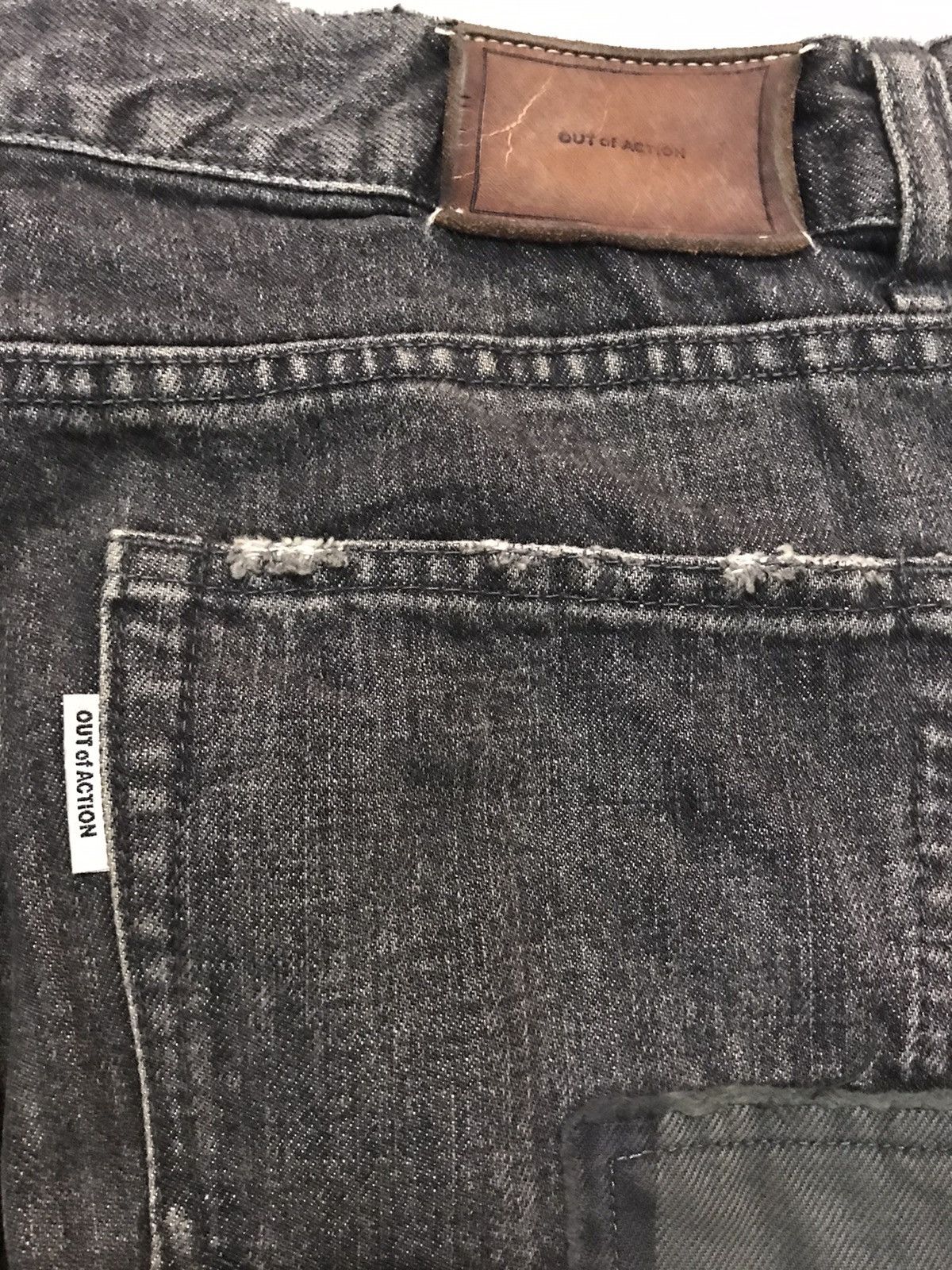 Designer × Japanese Brand Out of Action Japanese Brand Patchwork Denim Nice Design Size US 32 / EU 48 - 6 Thumbnail
