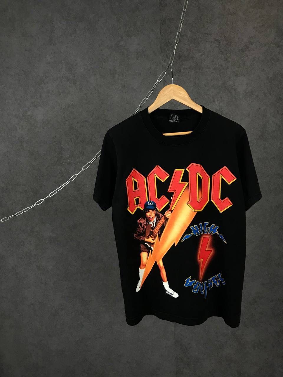 AC/DC AC/DC vintage rock band overprinted tee Size US M / EU 48-50 / 2 - 1 Thumbnail