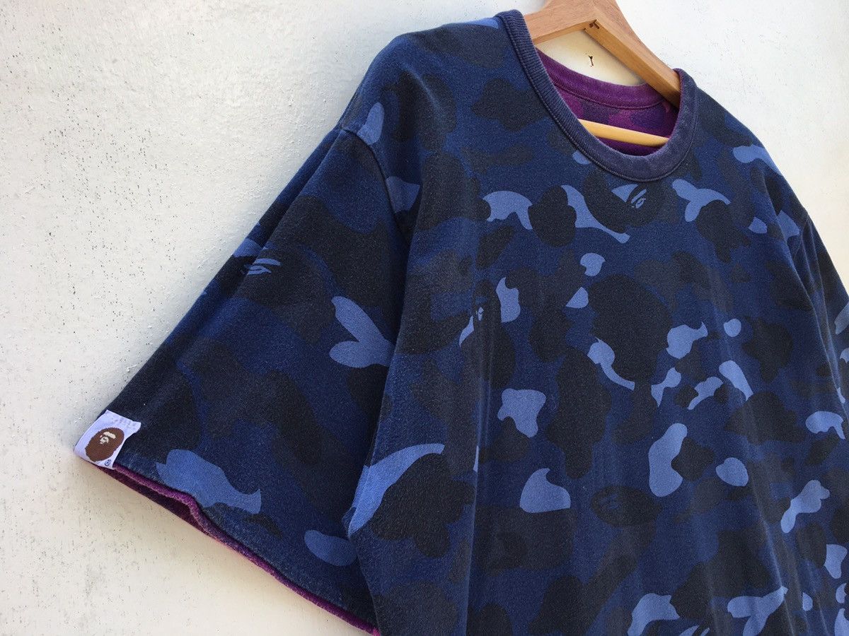 Bape Rare BAPE A Bathing Ape Colour Camo College Tee Reversible Size US L / EU 52-54 / 3 - 22 Thumbnail