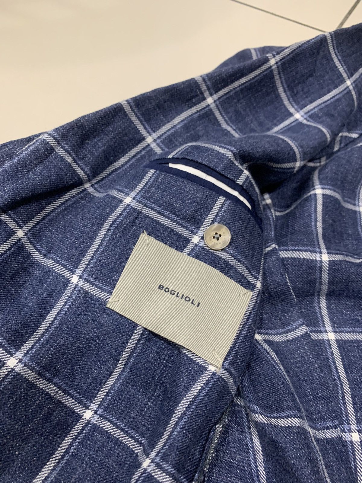 Boglioli VINTAGE BOGLIOLI DOVER PLAID TARTAN COAT BLAZER 44 ITALY Size 44R - 8 Thumbnail