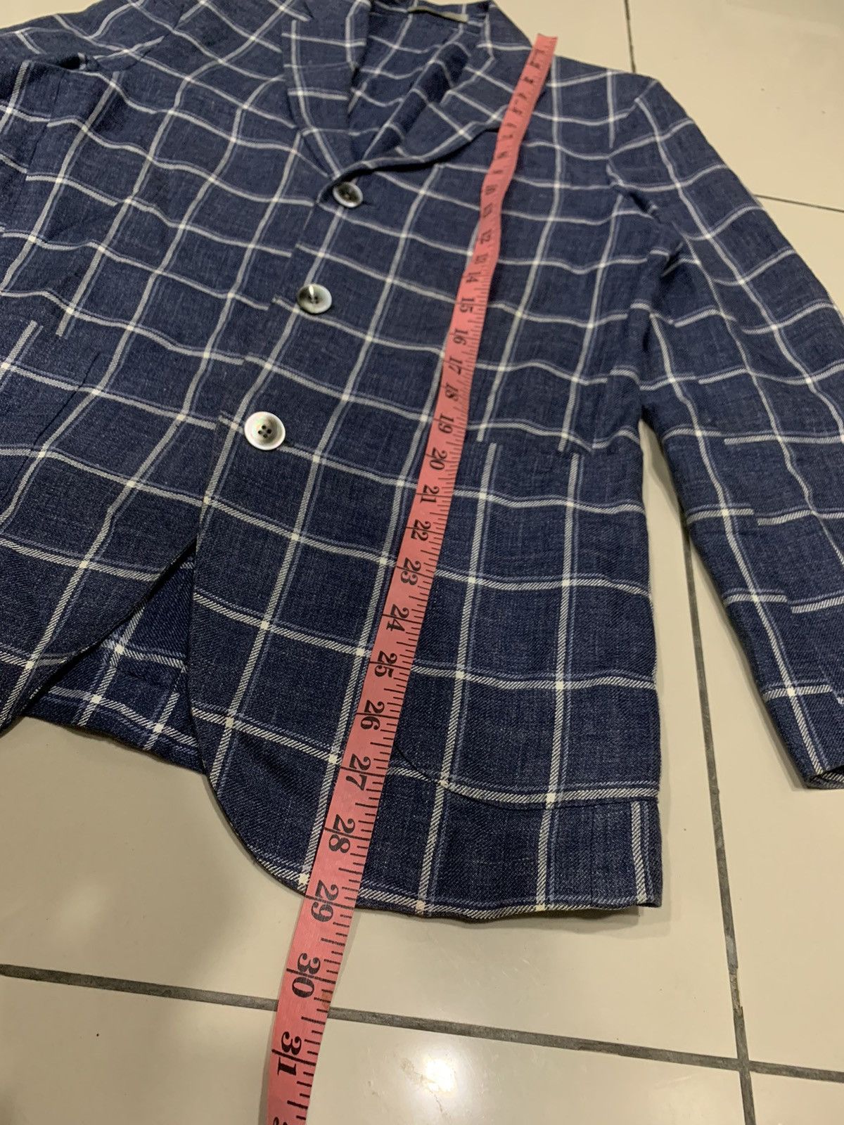 Boglioli VINTAGE BOGLIOLI DOVER PLAID TARTAN COAT BLAZER 44 ITALY Size 44R - 3 Thumbnail