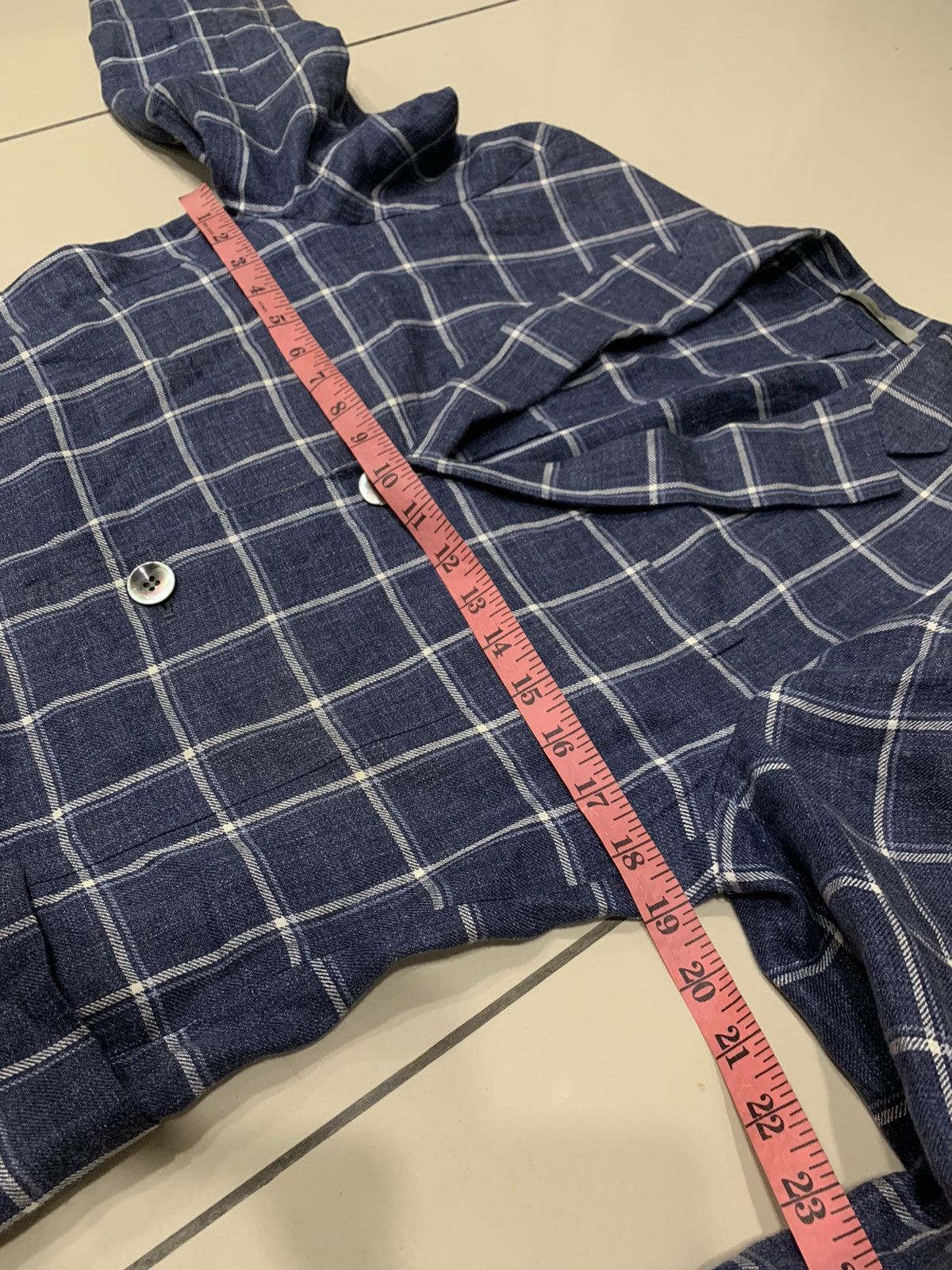 Boglioli VINTAGE BOGLIOLI DOVER PLAID TARTAN COAT BLAZER 44 ITALY Size 44R - 4 Thumbnail
