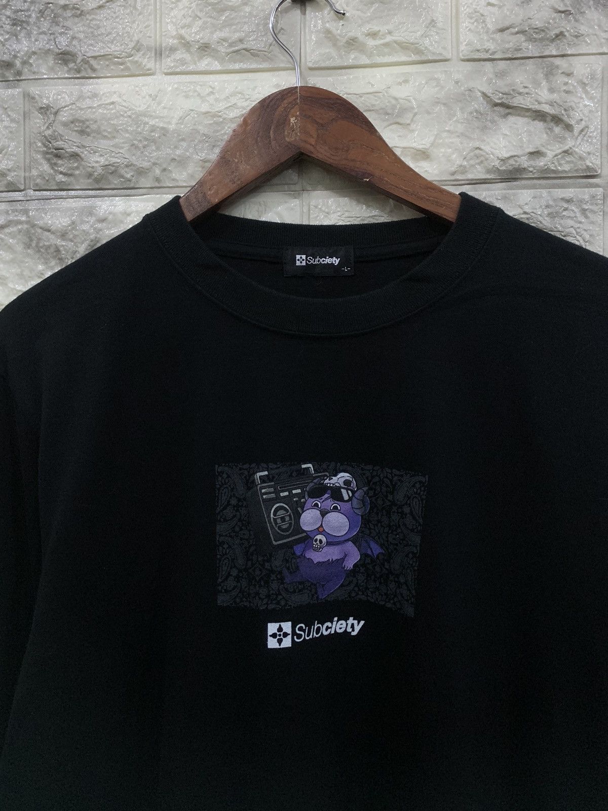 Japanese Brand Subciety Long Sleeve Shirt Size US L / EU 52-54 / 3 - 1 Thumbnail
