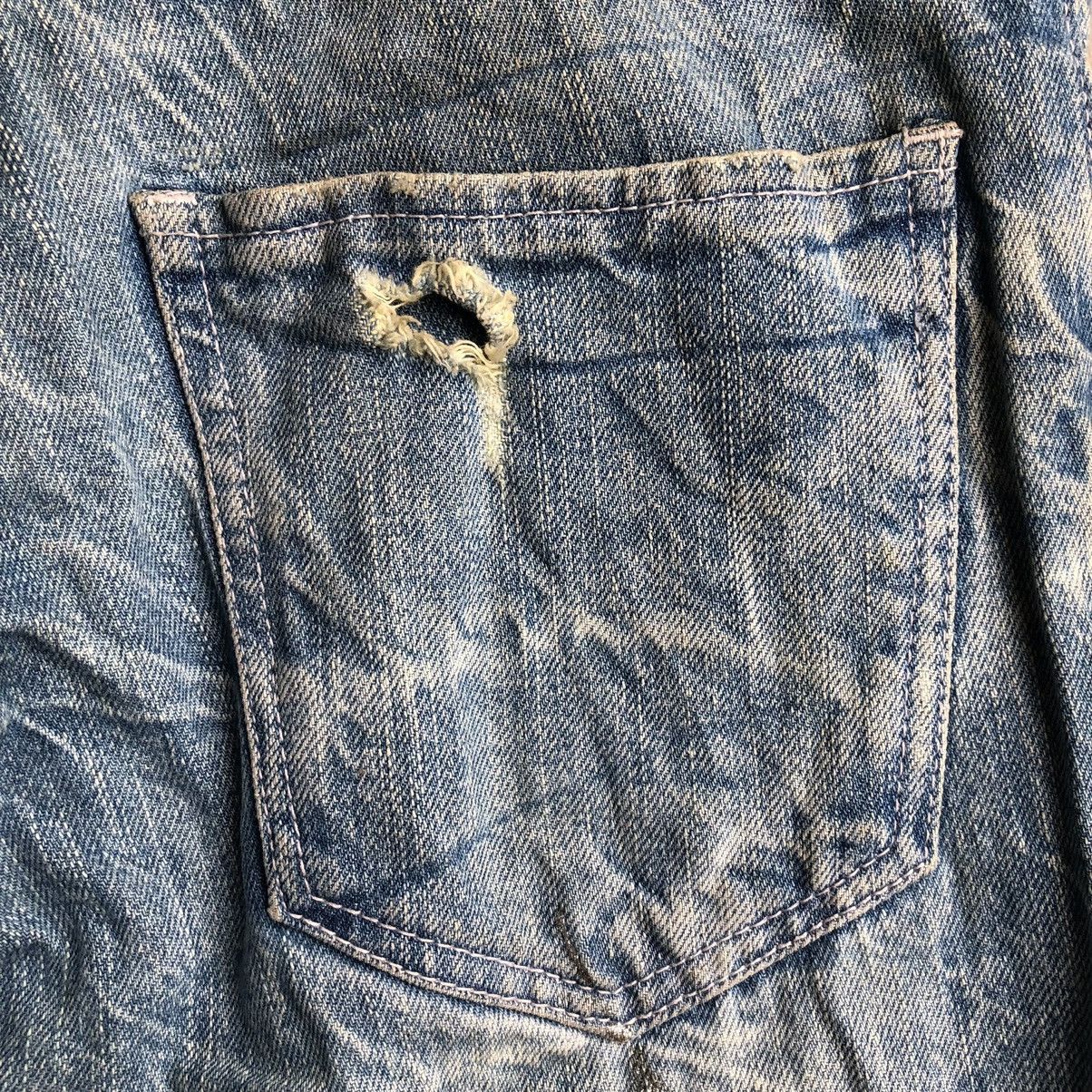 Japanese Brand Distressed silver paint splatter denim by Nylaus🔥 Size US 30 / EU 46 - 13 Thumbnail