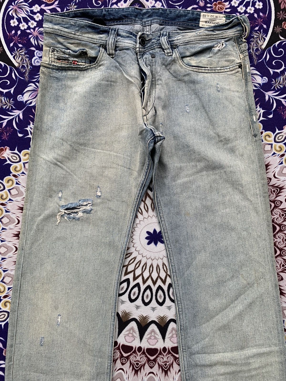 Diesel Vintage Diesel Industry Distressed Denim Size US 34 / EU 50 - 4 Thumbnail