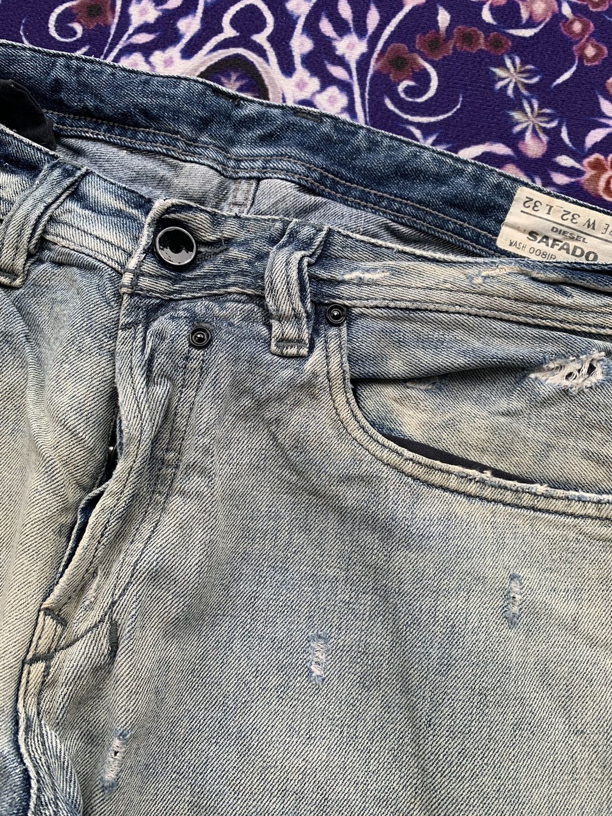 Diesel Vintage Diesel Industry Distressed Denim Size US 34 / EU 50 - 5 Thumbnail