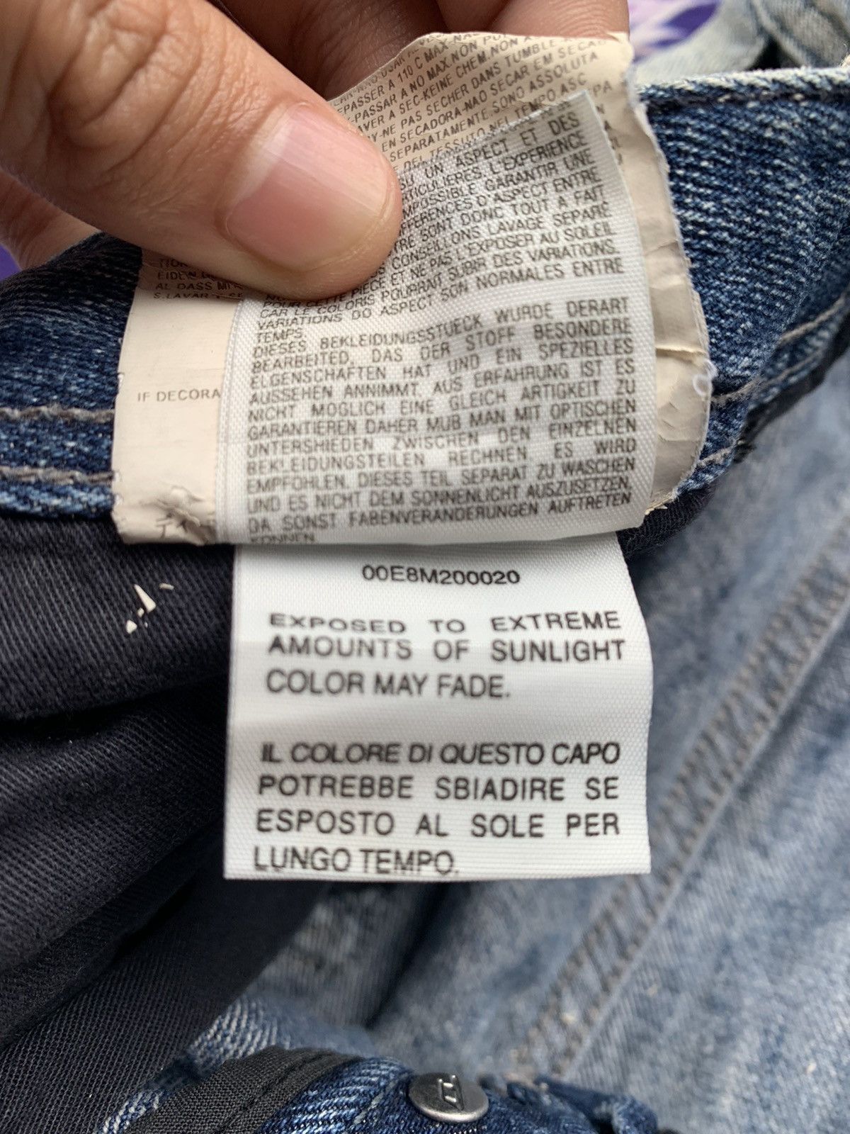 Diesel Vintage Diesel Industry Distressed Denim Size US 34 / EU 50 - 11 Thumbnail