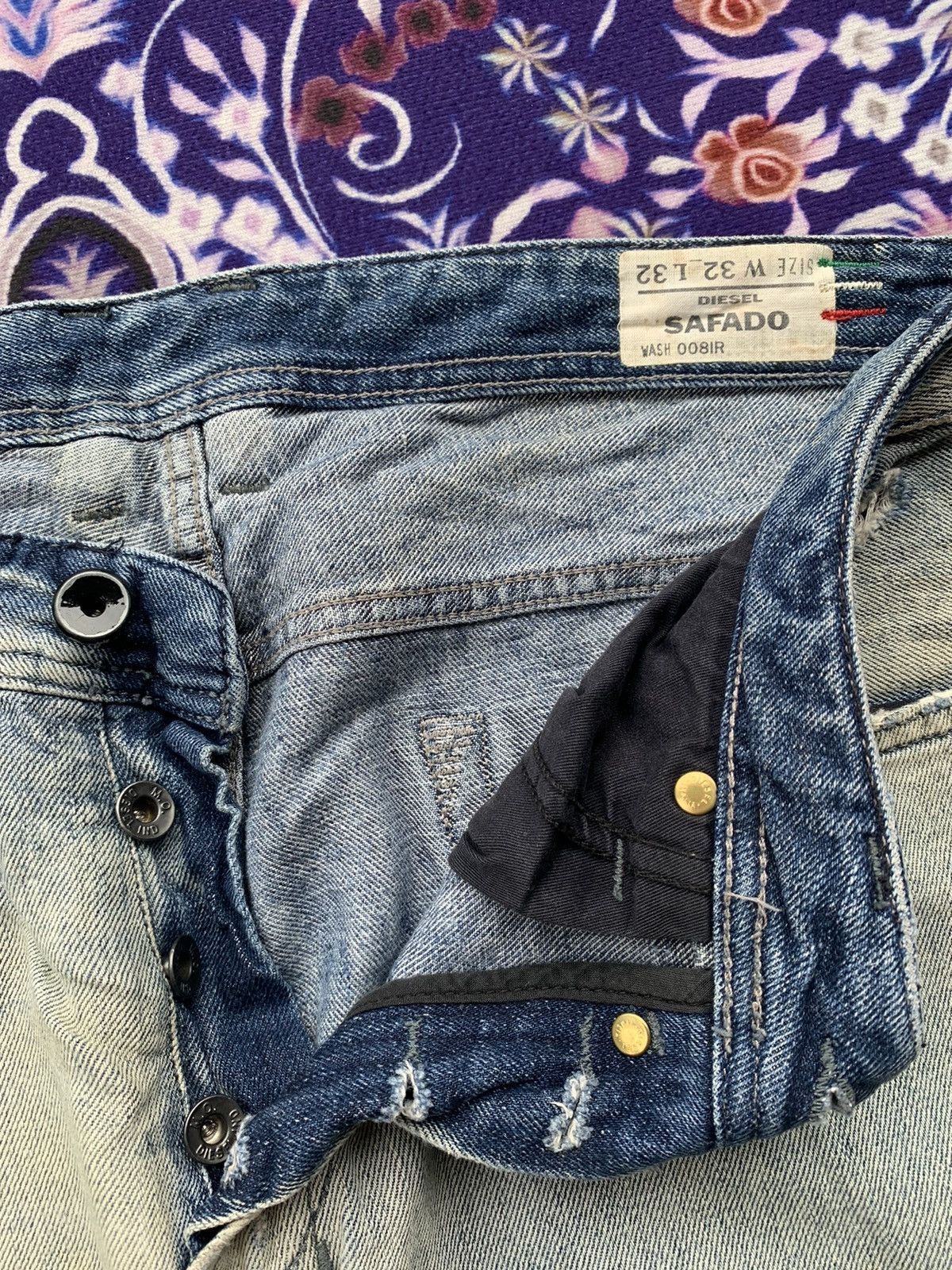 Diesel Vintage Diesel Industry Distressed Denim Size US 34 / EU 50 - 6 Thumbnail