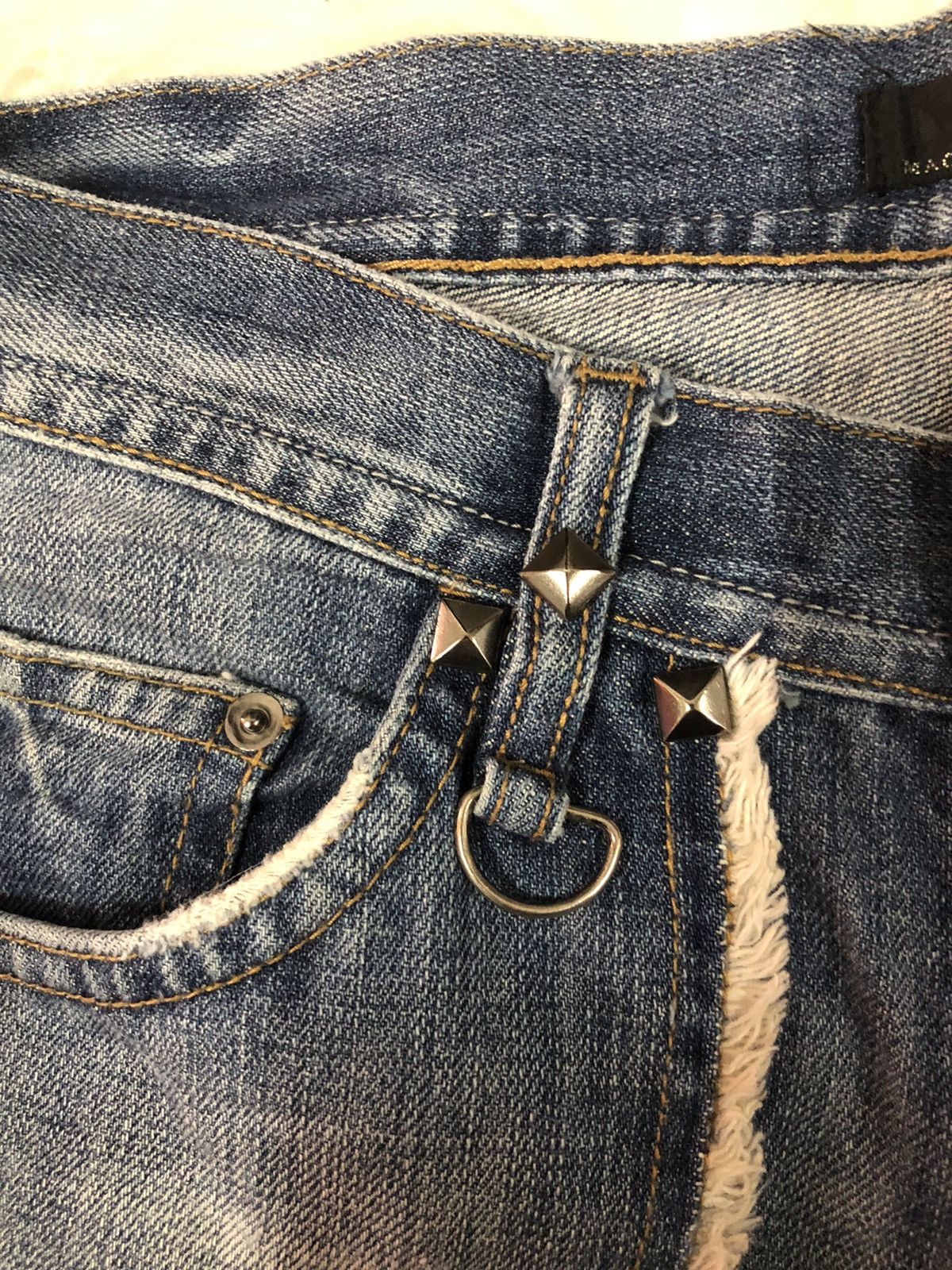 Designer × Japanese Brand Midas Bootcut Punk Design Distressed Denim 🤟🏼 Size US 31 - 6 Thumbnail