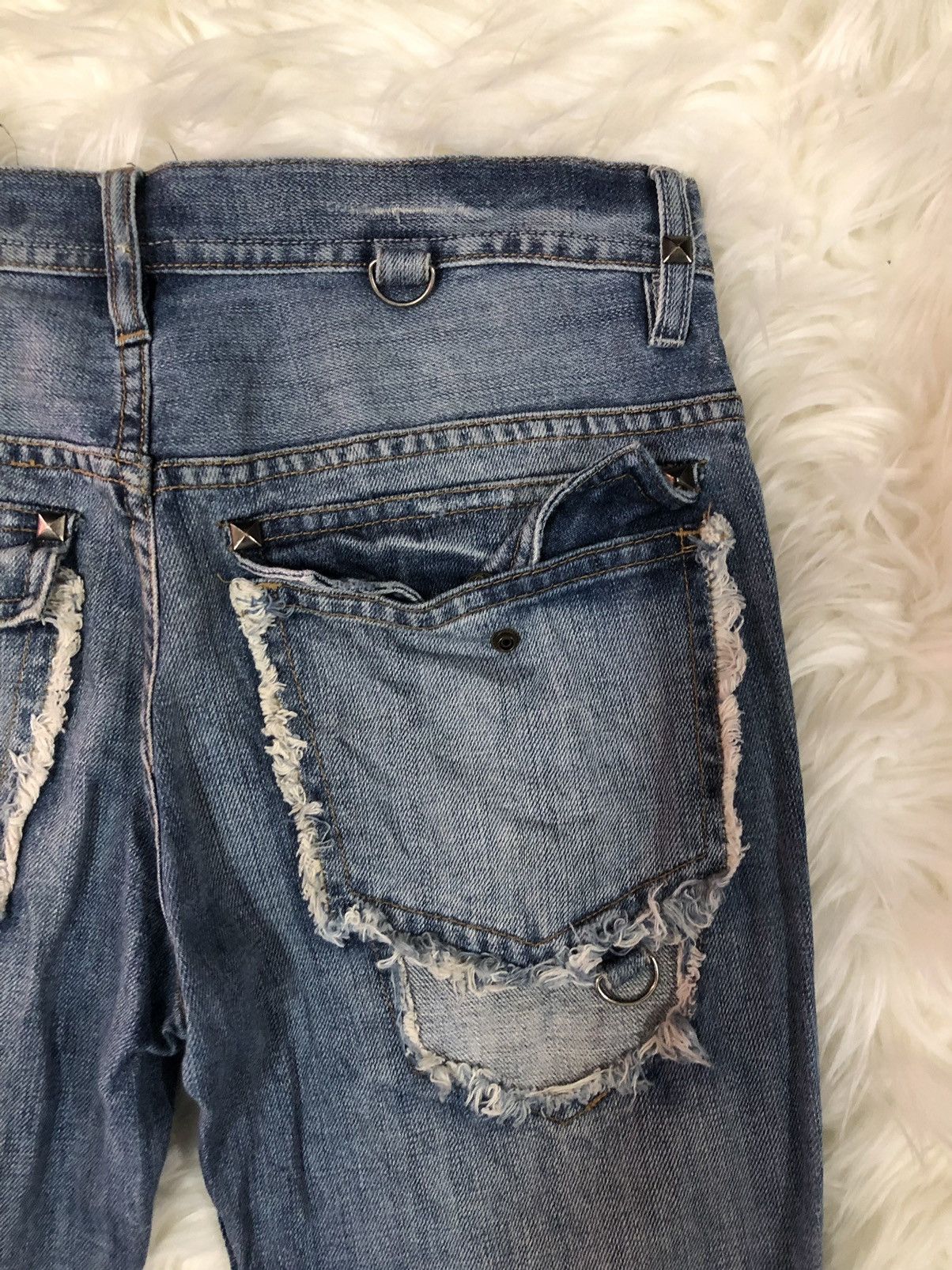 Designer × Japanese Brand Midas Bootcut Punk Design Distressed Denim 🤟🏼 Size US 31 - 14 Thumbnail