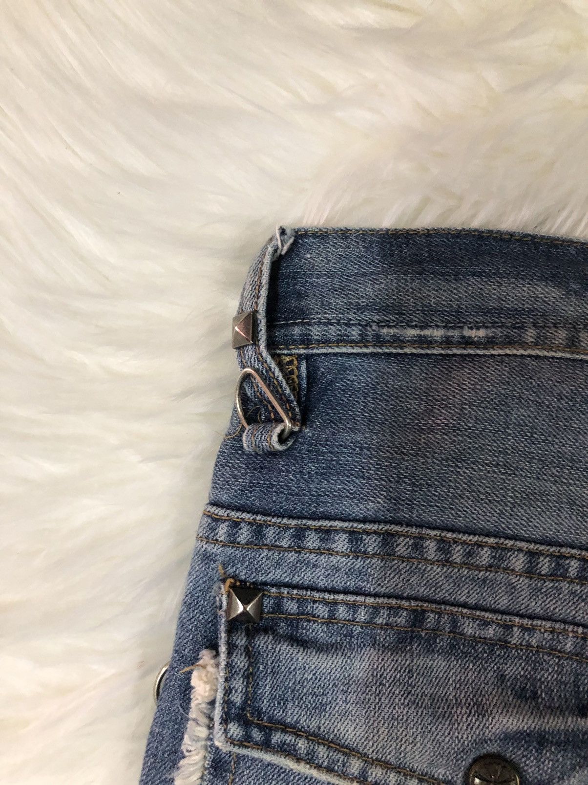 Designer × Japanese Brand Midas Bootcut Punk Design Distressed Denim 🤟🏼 Size US 31 - 17 Thumbnail