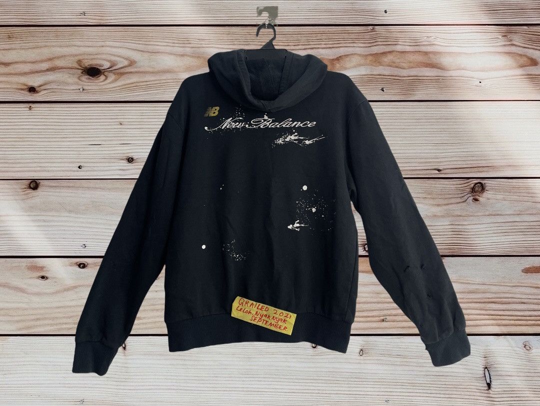 New Balance New balance Sweatshirt hoodies distressed Size US XL / EU 56 / 4 - 2 Thumbnail