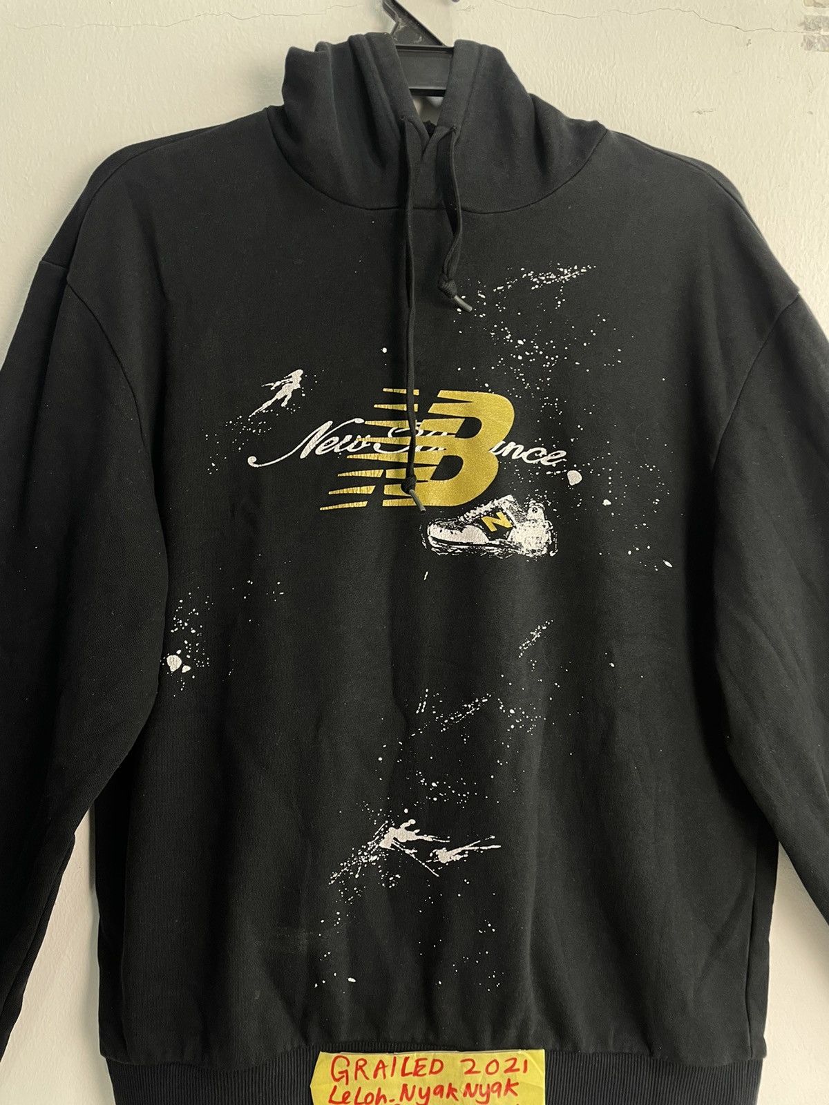 New Balance New balance Sweatshirt hoodies distressed Size US XL / EU 56 / 4 - 3 Thumbnail