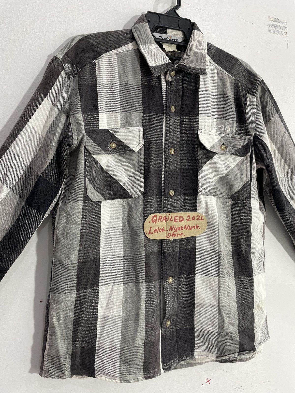 Carhartt carhatt long sleeve checkered Size US XL / EU 56 / 4 - 3 Thumbnail