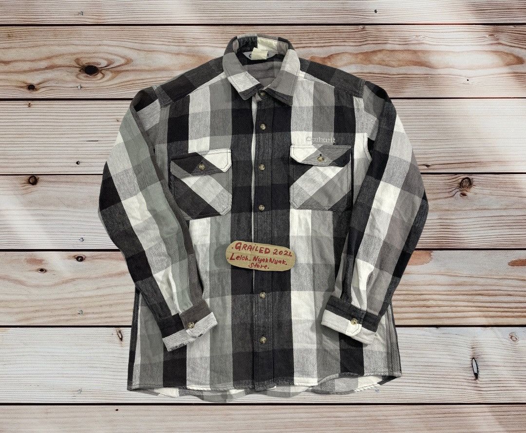 Carhartt carhatt long sleeve checkered Size US XL / EU 56 / 4 - 2 Thumbnail