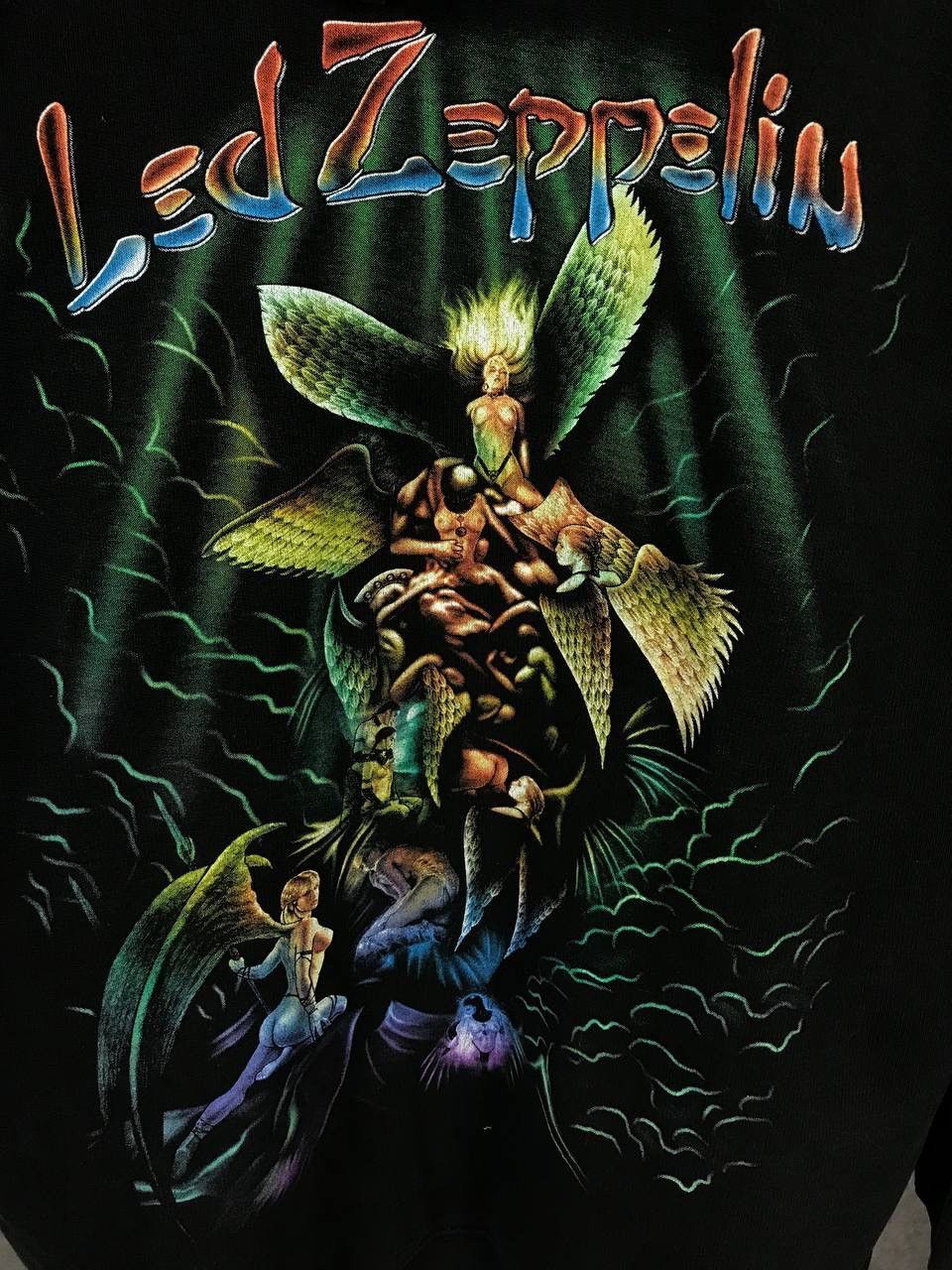 Band Tees Led Zeppelin sex porno vintage overprinted band hoodie Size US L / EU 52-54 / 3 - 5 Thumbnail